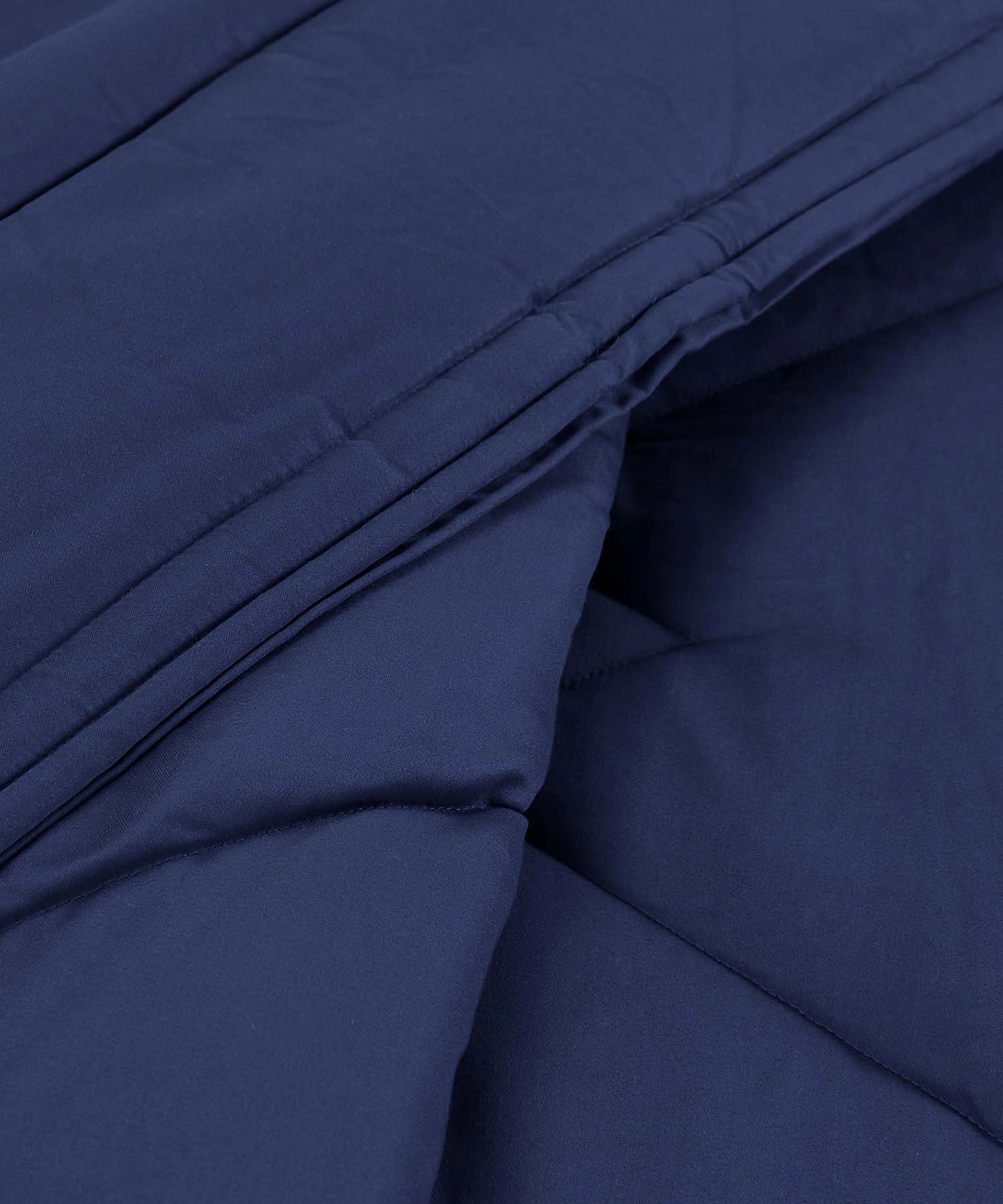 Nectarsoft Signature AC Comforter,400 Tc, Metallic Blues - Image 6