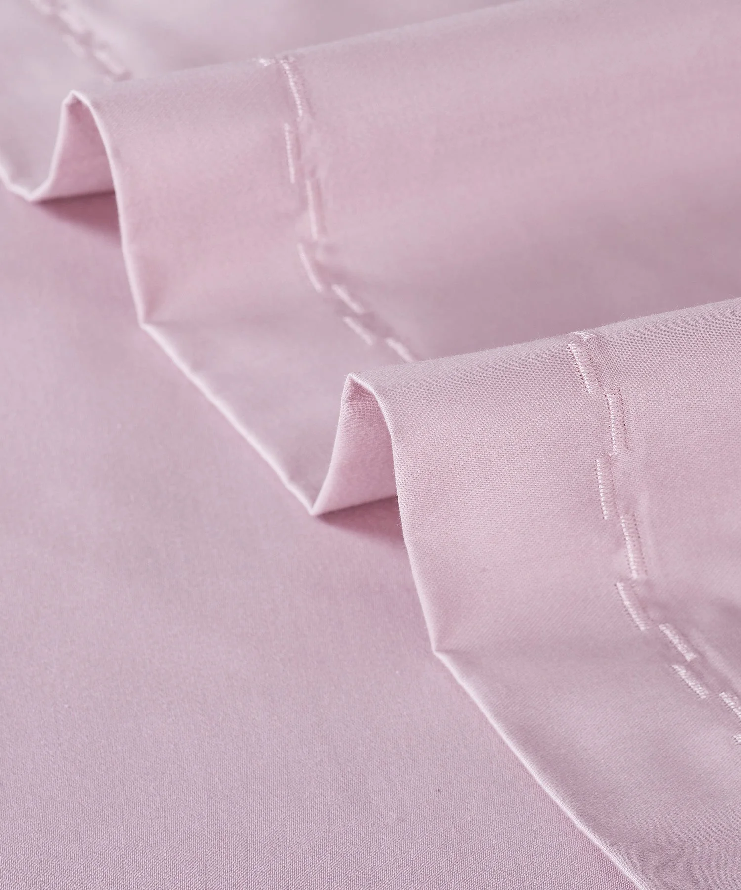 Nectarsoft Solid King Bedsheet Set, Rose Marble| 400 TC Cotton| 4 Pillow Covers - Image 4