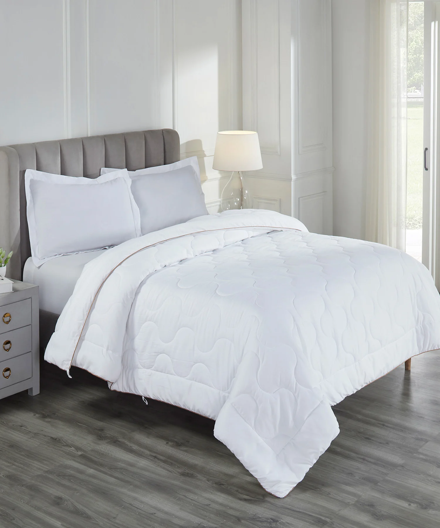 Aroma Double AC Comforter, Lavender|200 GSM Polyester|Reversible - Image 4
