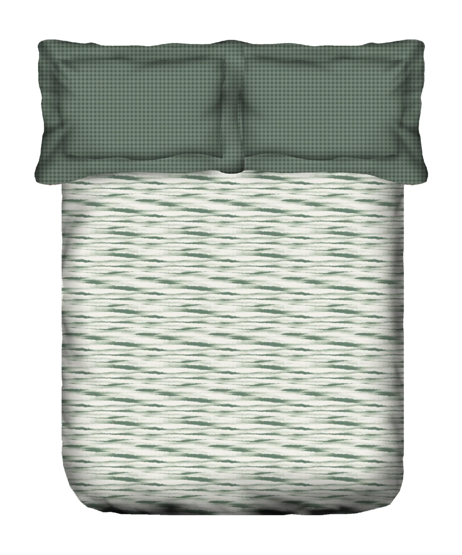 Aroma King Bedsheet Set, Green Apple Whirl|180 TC Cotton|2 Pillow Covers - Image 5