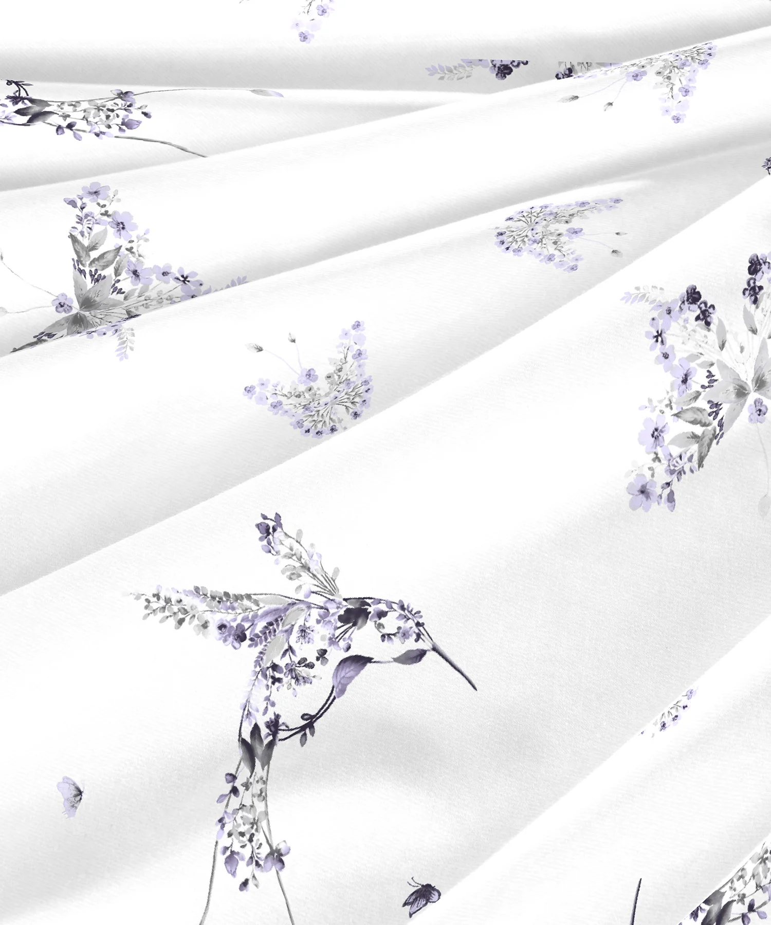 Aroma King Bedsheet Set, Lavender Heather|180 TC Cotton|2 Pillow Covers - Image 6