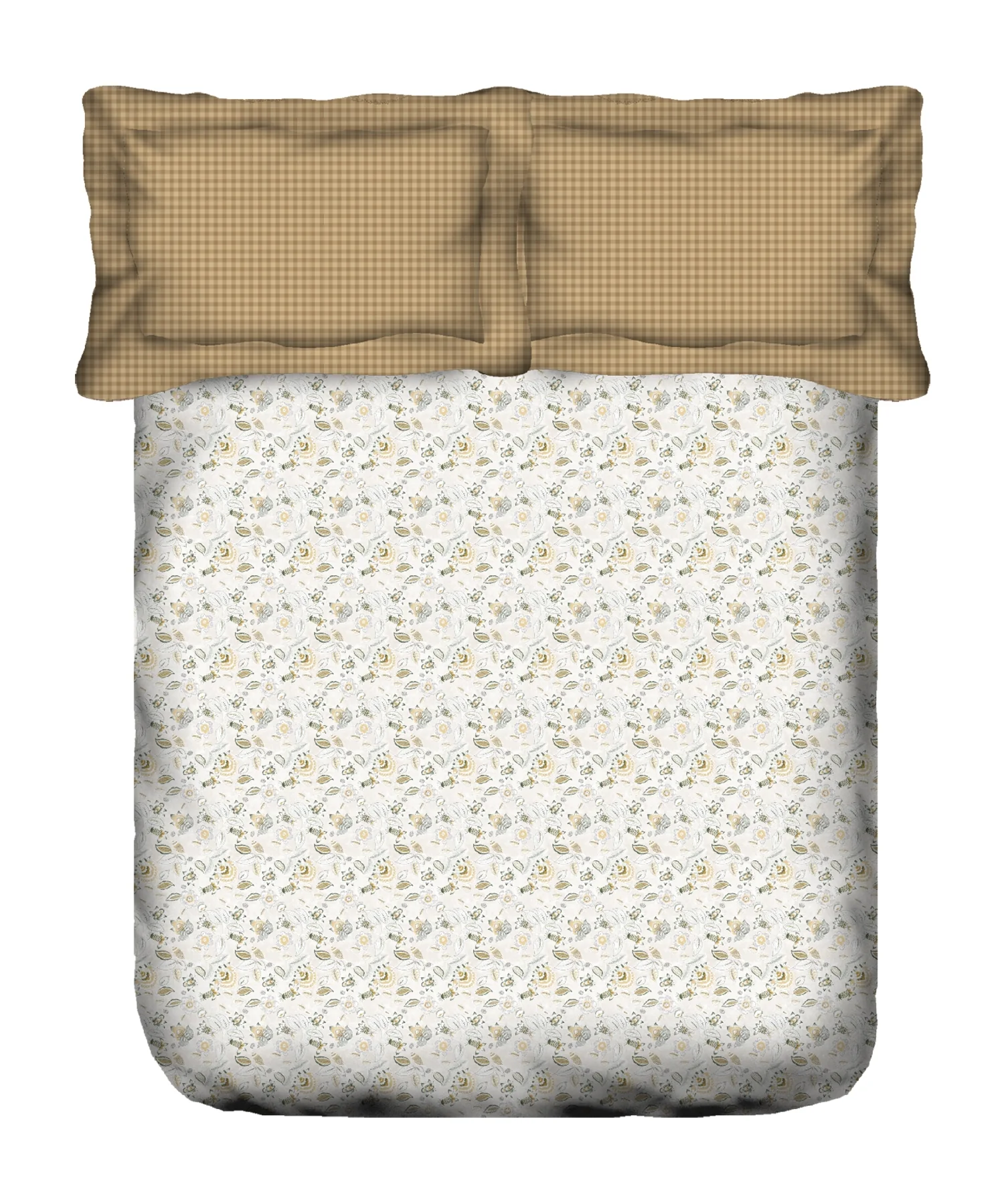 Aroma King Bedsheet Set,Vanilla Fudge|180 TC Cotton|2 Pillow Covers - Image 5