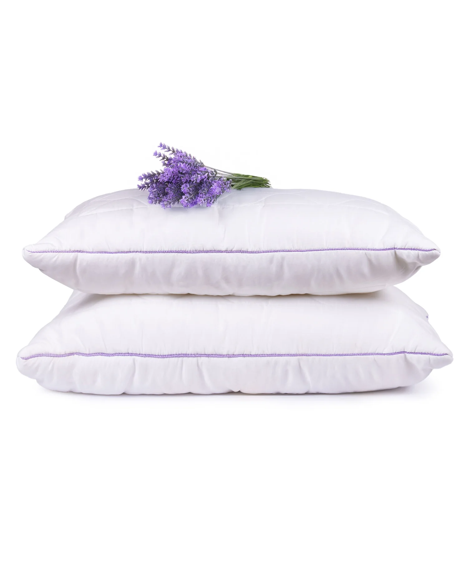Aroma 1 Pc Pillow, Lavender, White|650 GSM Polyester - Image 3