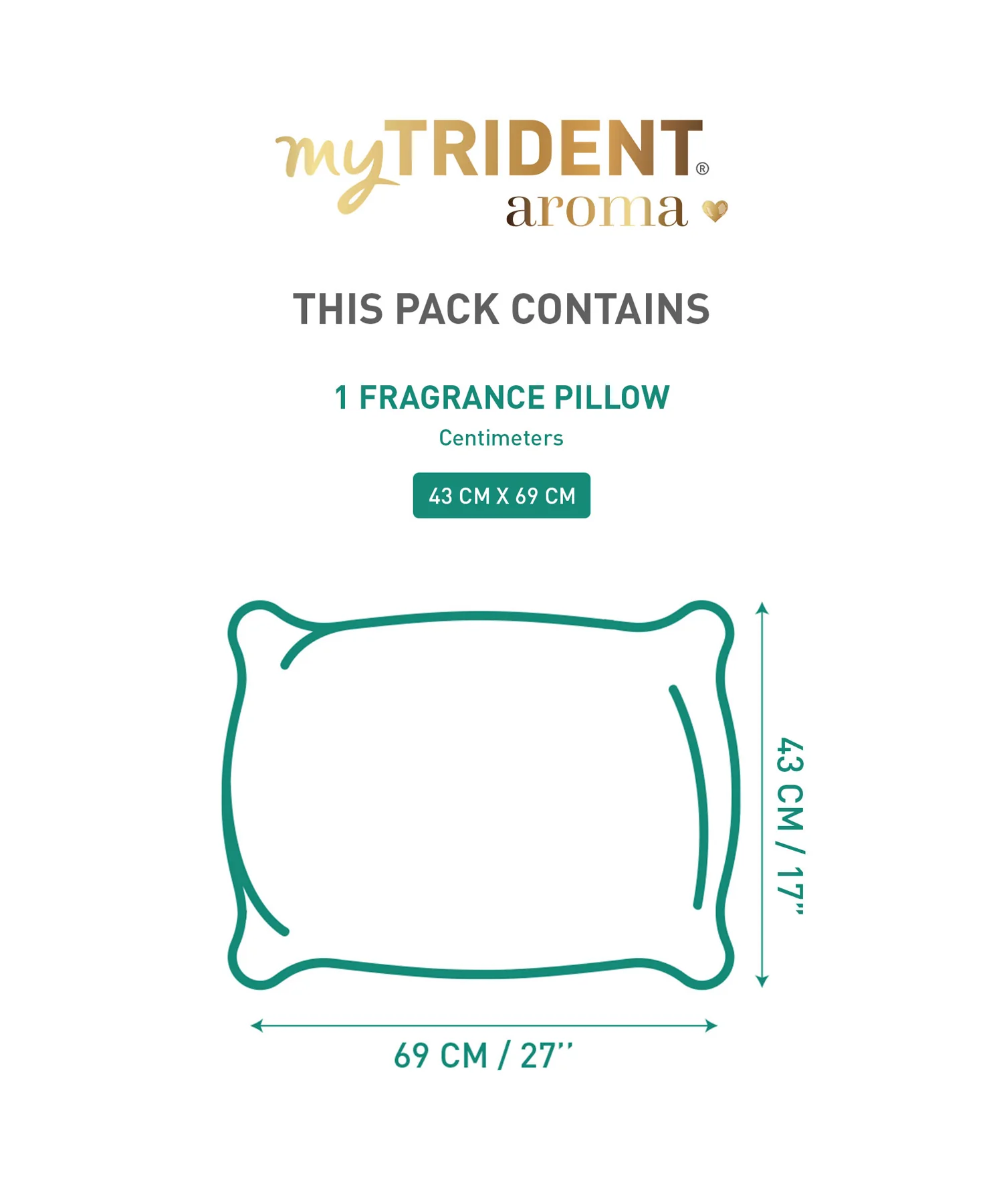 Aroma 1 Pc Pillow, Lavender, White|650 GSM Polyester - Image 7