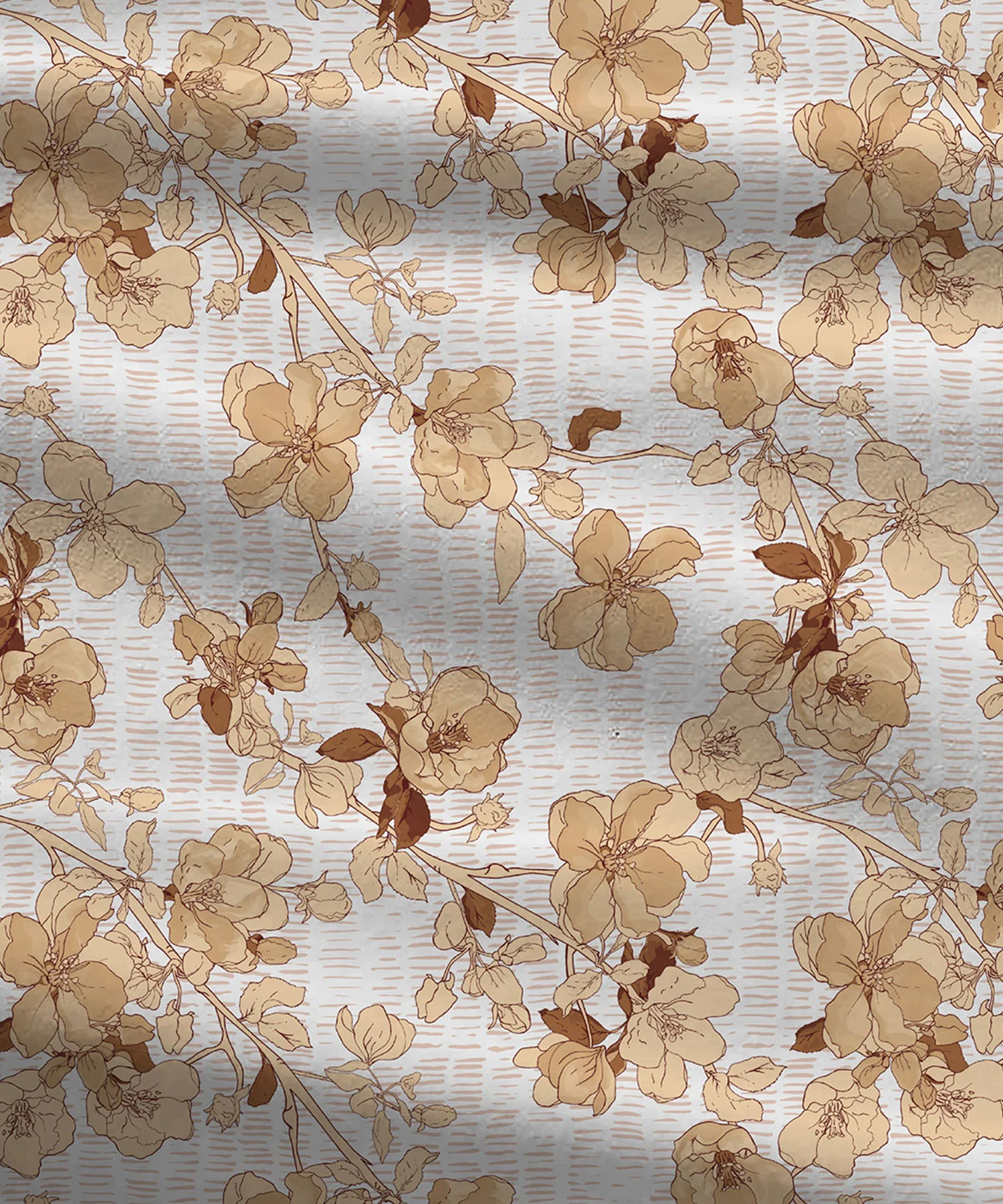 Celebration Queen Bedsheet Set, Shabnam Brown|144 TC Cotton|2 Pillow Covers - Image 5