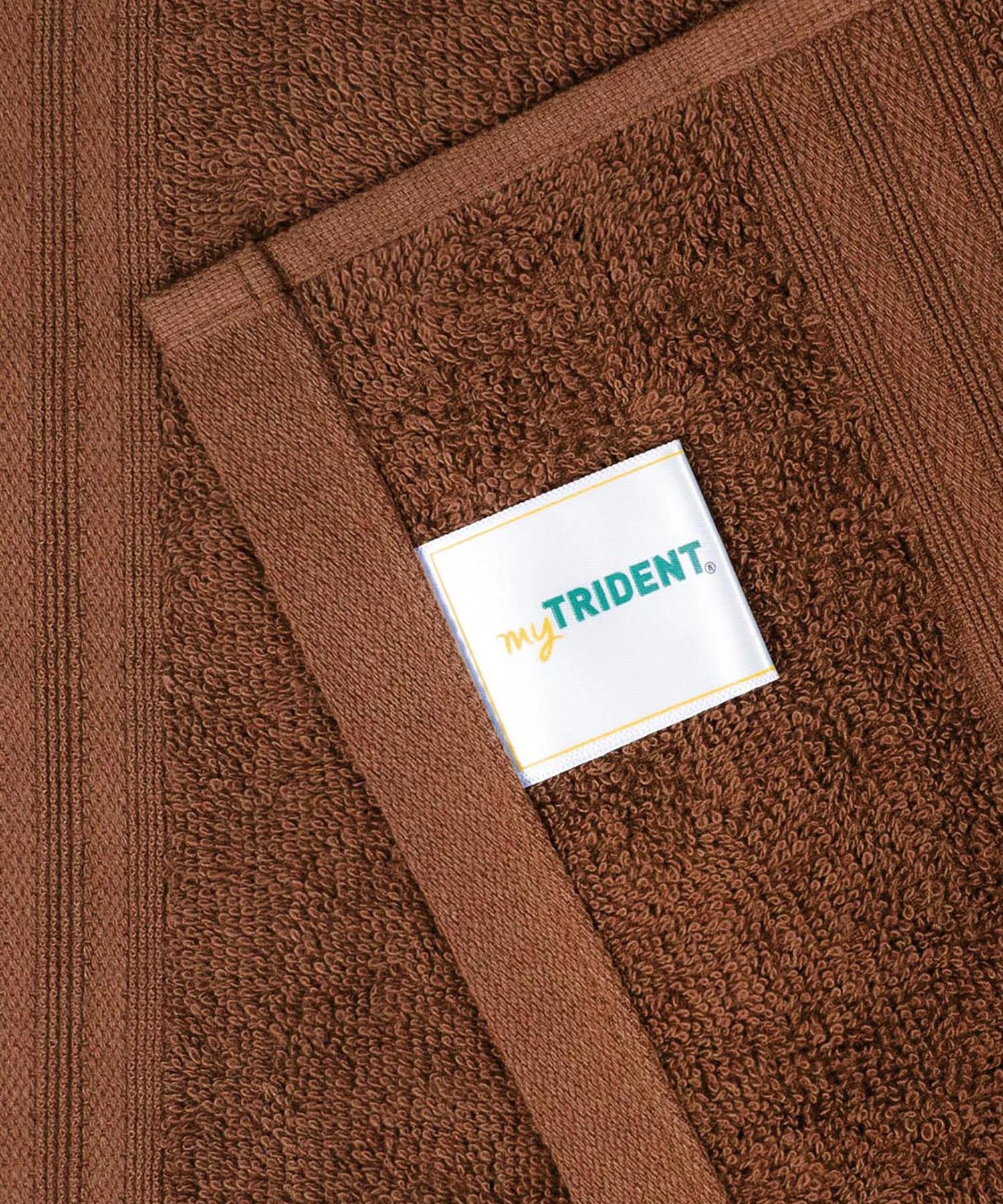 Celebration 4Pc Towel set, Cafe Noir | 450 GSM Cotton - Image 4