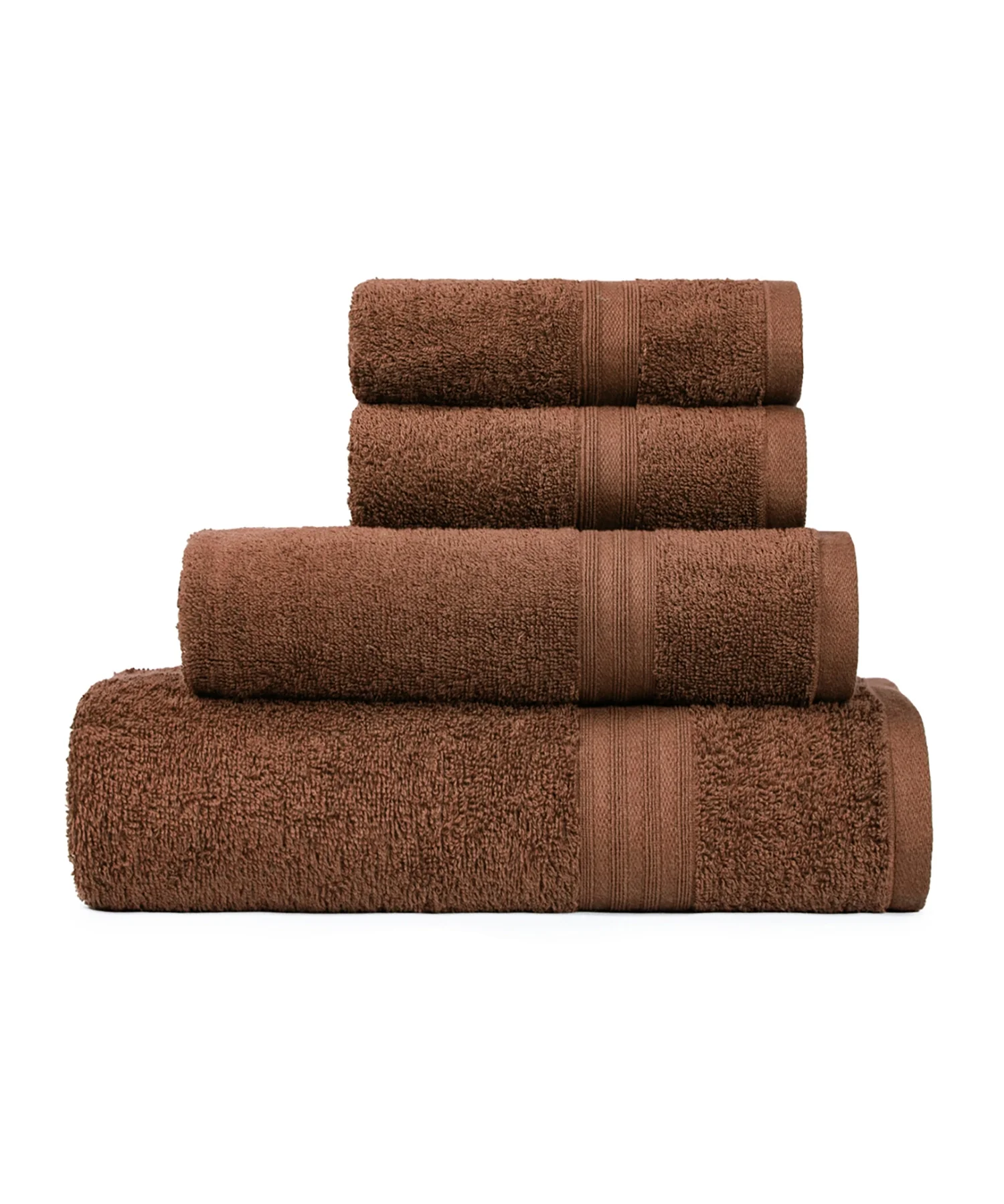 Celebration 4Pc Towel set, Cafe Noir | 450 GSM Cotton - Image 5