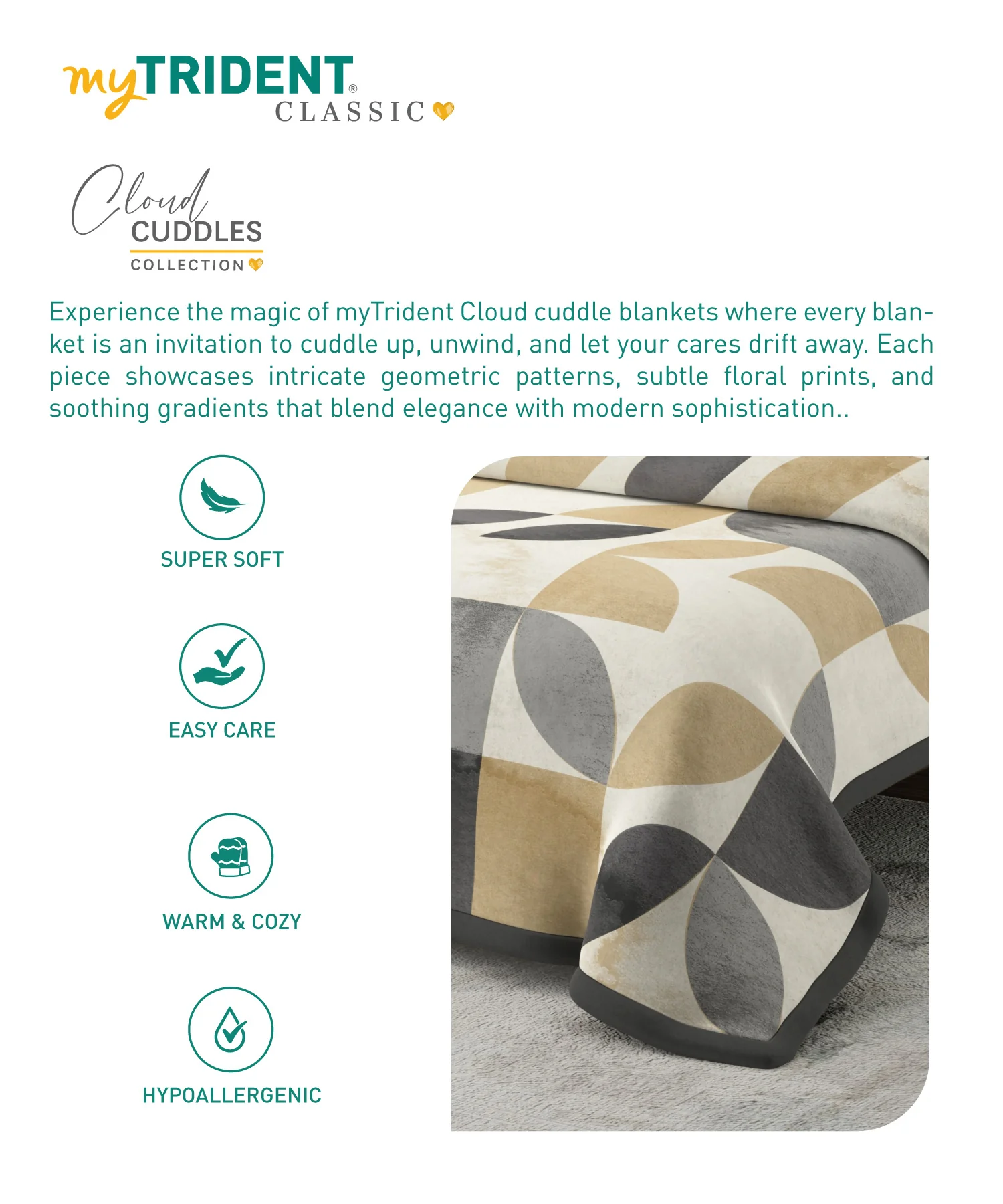 Classic Cloud Cuddle 2 ply Double Blanket Box, Phineas| 4 KG - Image 4