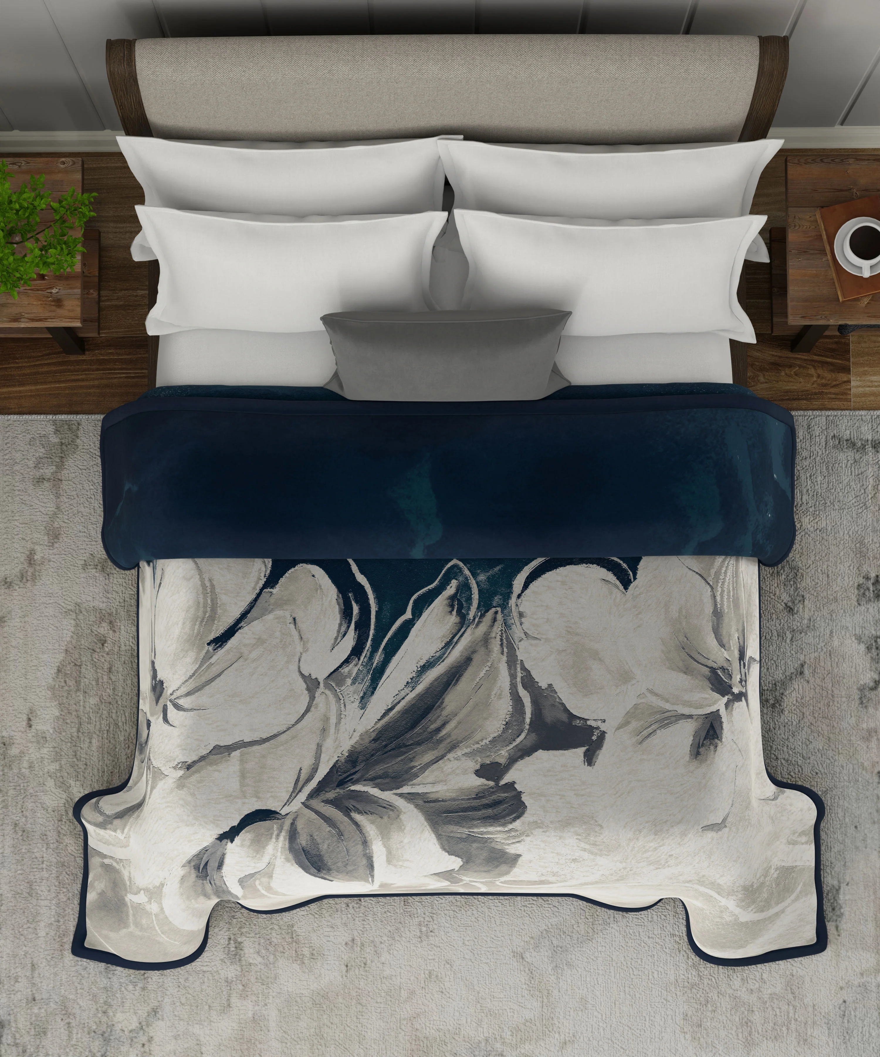 Classic Cloud Cuddle 2 ply Double Blanket Box, Sterling| 4 KG - Image 3