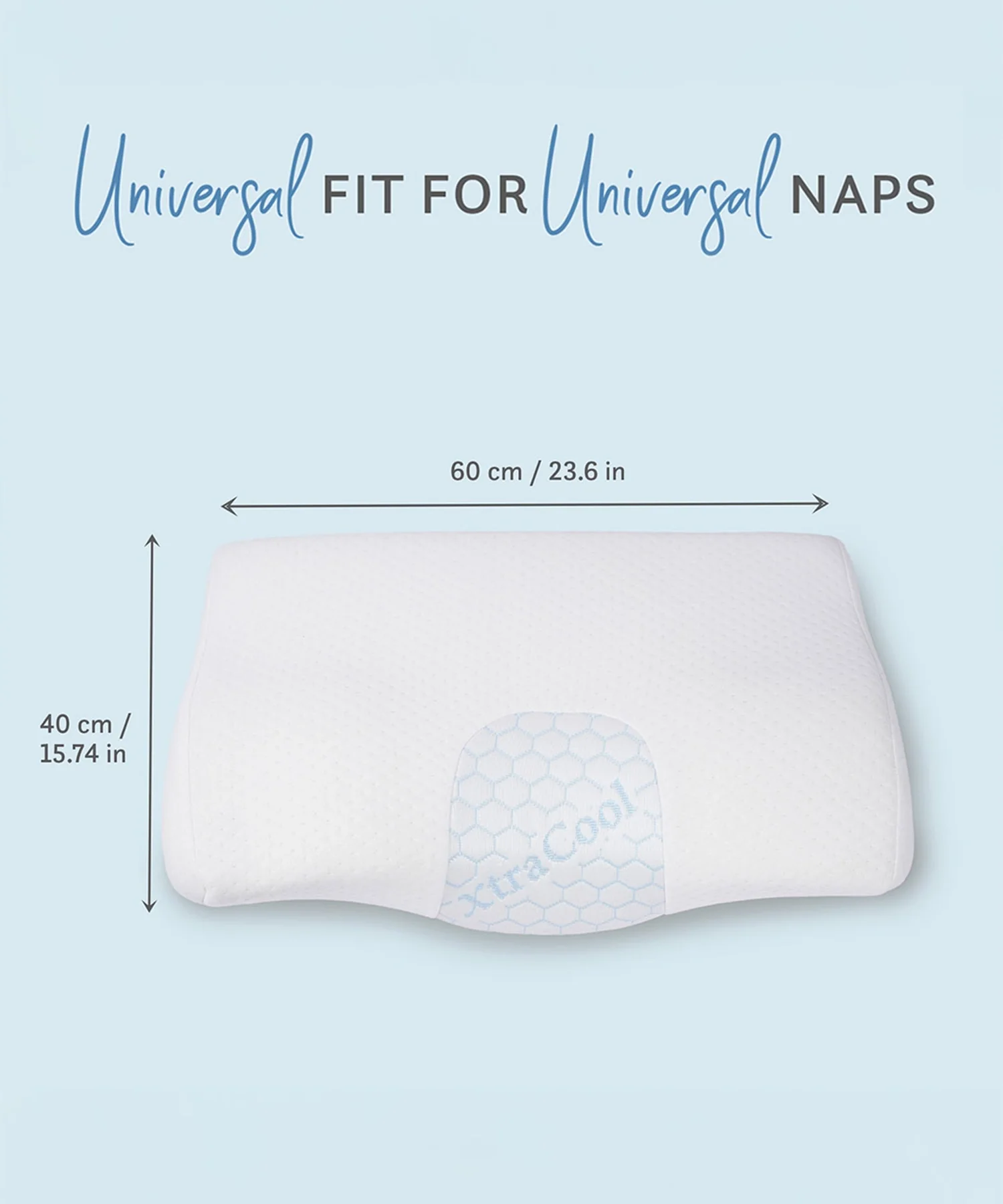 Classic Cool Tech neck Support Comfort 1 Pc Pillow|220 GSM Spun Polyester - Image 5