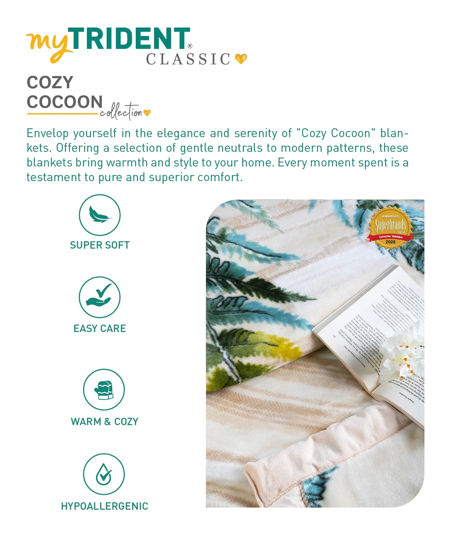 Classic Cozy Cocoon 2 ply Double Mink Blanket, Ren|3.5 KG - Image 5