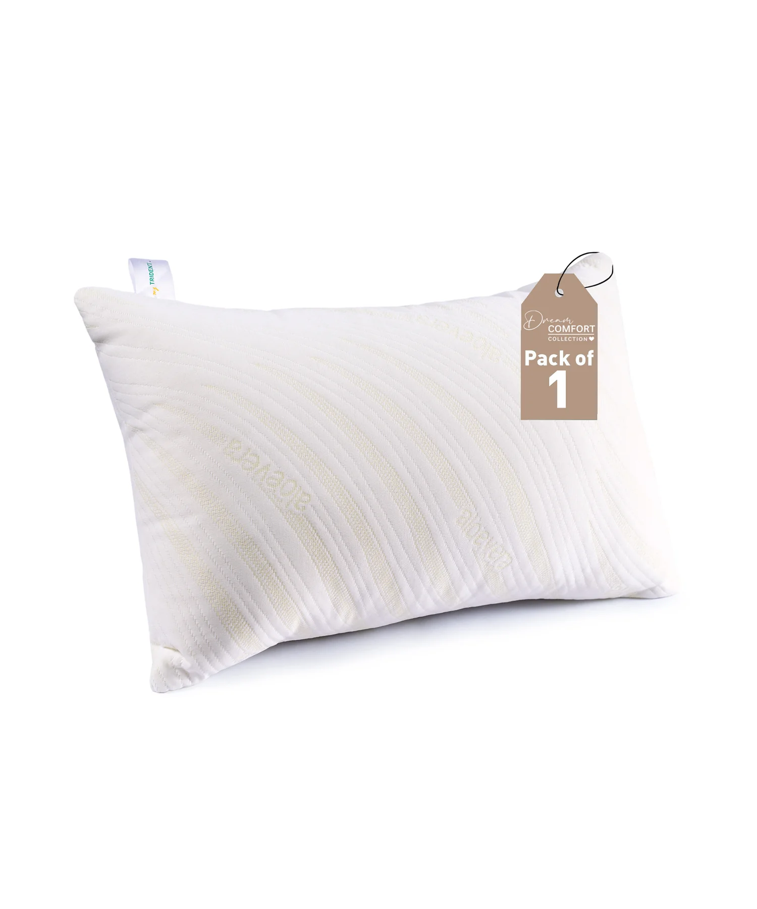 Classic Dream Comfort 1Pc Pillow, White|650 GSM Micro Polyester - Image 5