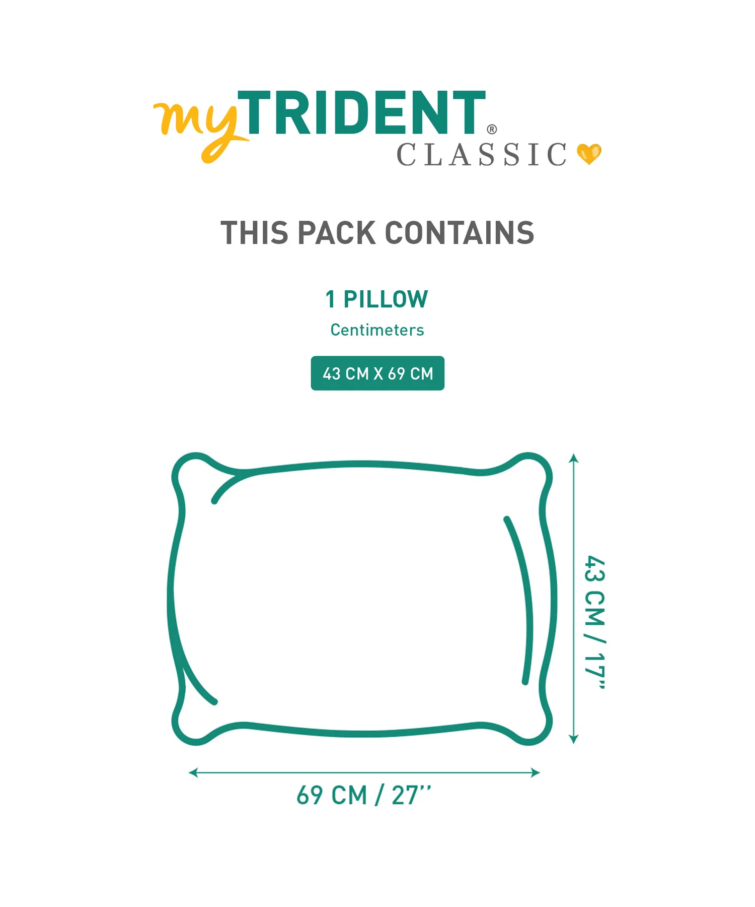 Classic Dream Comfort 1Pc Pillow, White|650 GSM Micro Polyester - Image 7