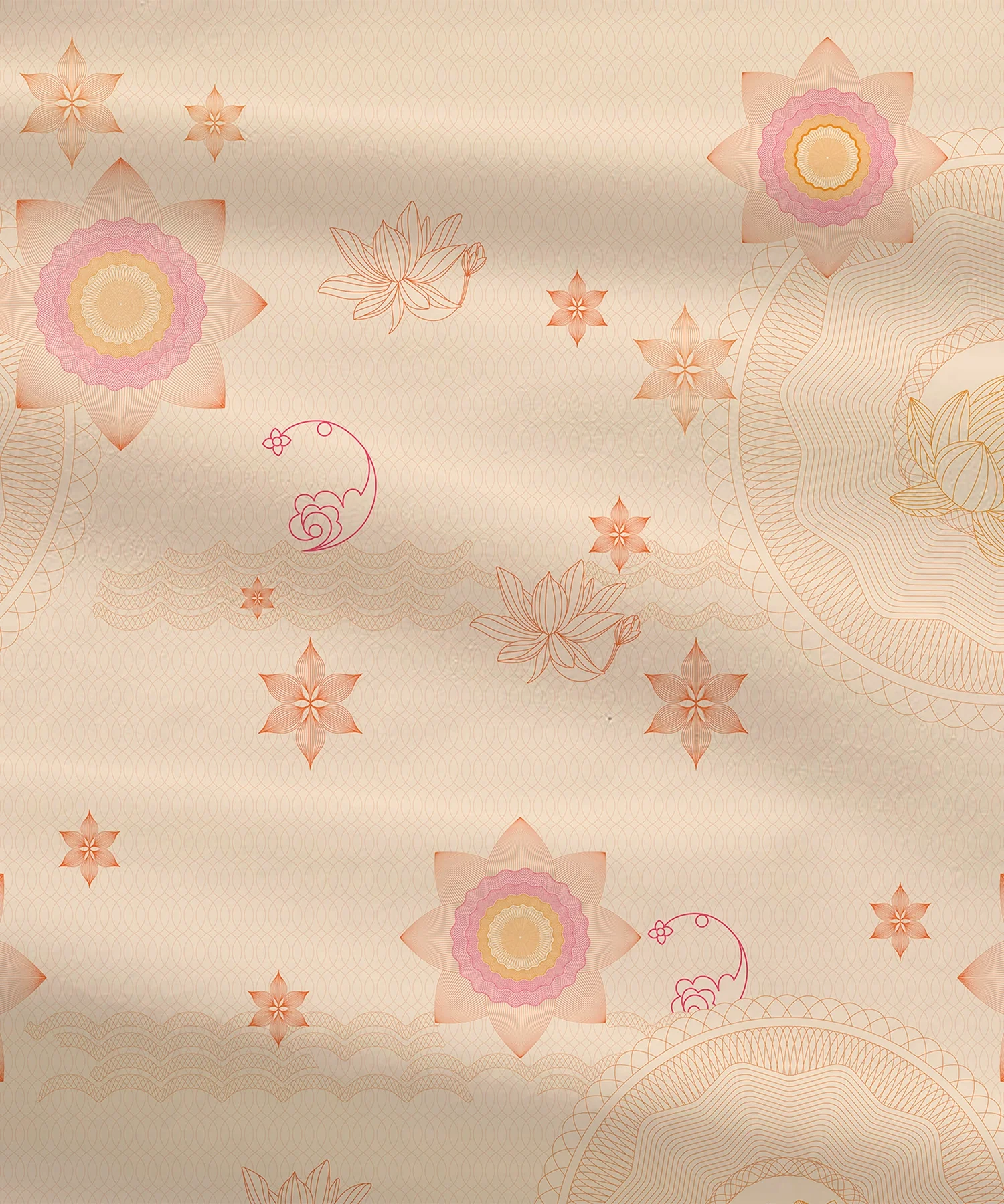 Classic Folklores King Bedsheet Set, In The Golden Hour|210 TC Cotton| 2 Pillow Covers - Image 7