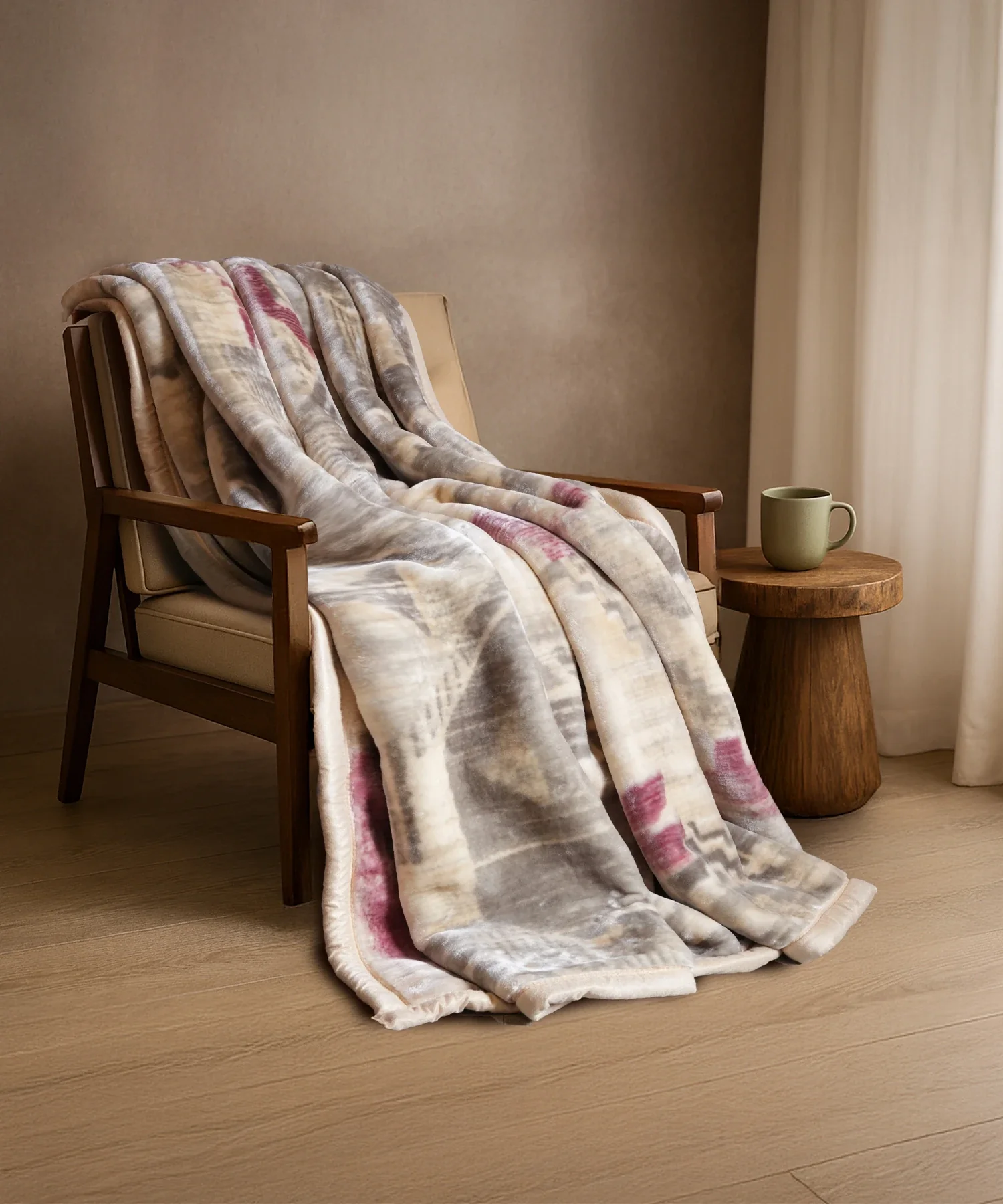 Classic Plushmare 2 Ply Double Mink Blanket,Davian| 5 KG - Image 3