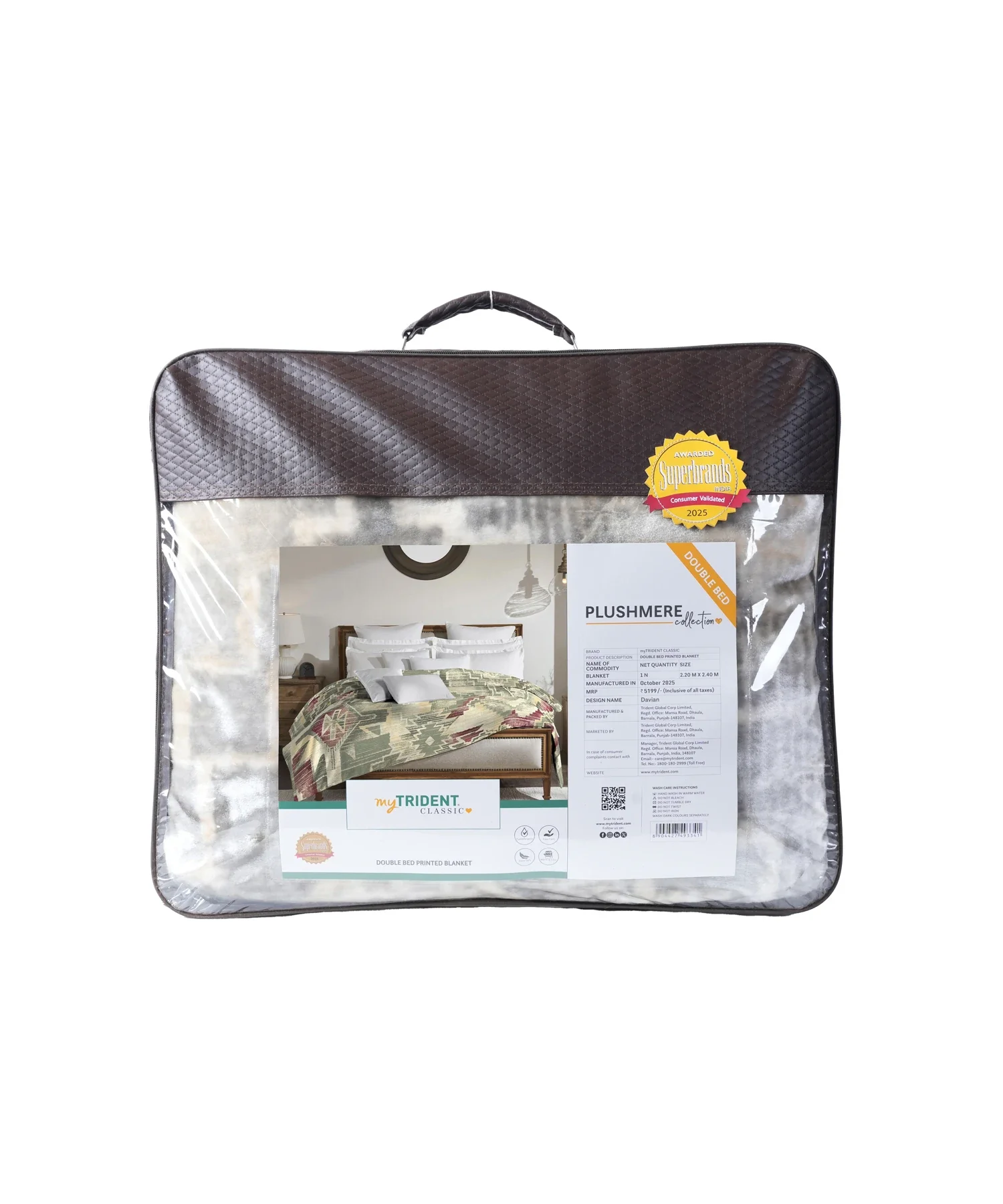 Classic Plushmare 2 Ply Double Mink Blanket,Davian| 5 KG - Image 5