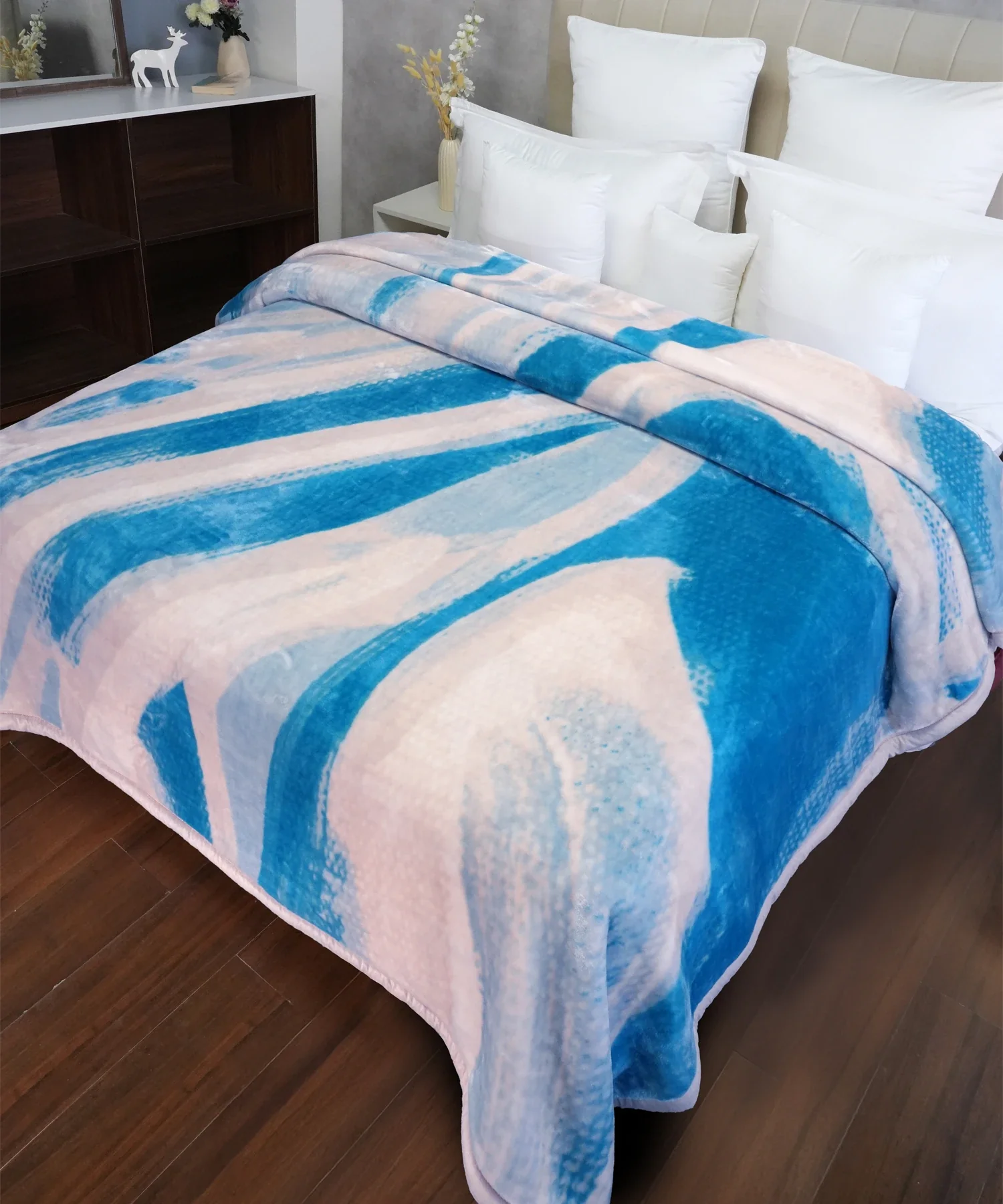 Classic Plushmare 2 Ply Double Mink Blanket,Steven| 5 KG - Image 2