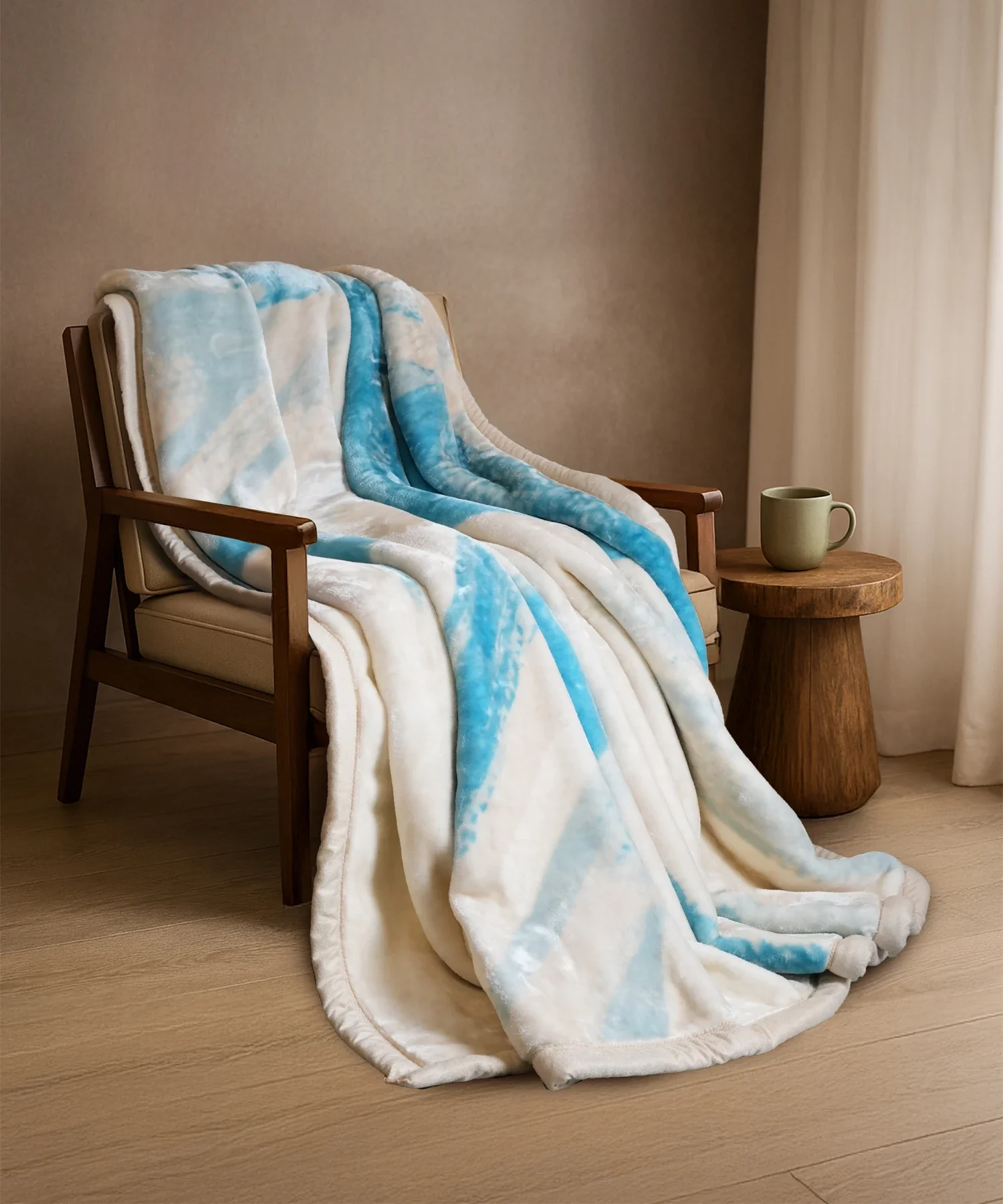 Classic Plushmare 2 Ply Double Mink Blanket,Steven| 5 KG - Image 3