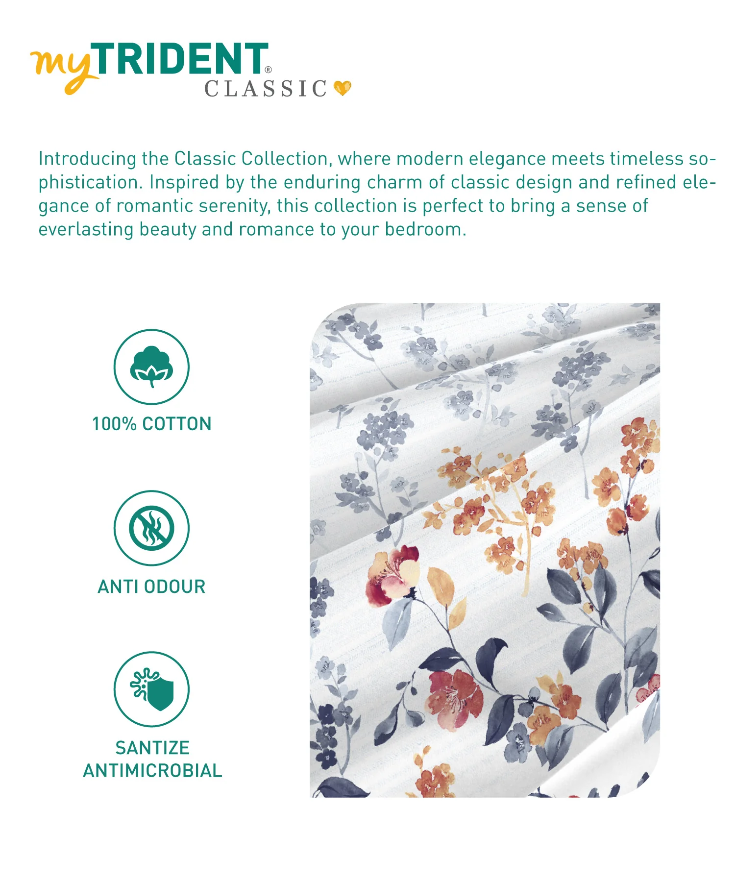 Classic King Bedsheet Set, Florence Lavender|200 TC Cotton| 2 Pillow Covers - Image 7