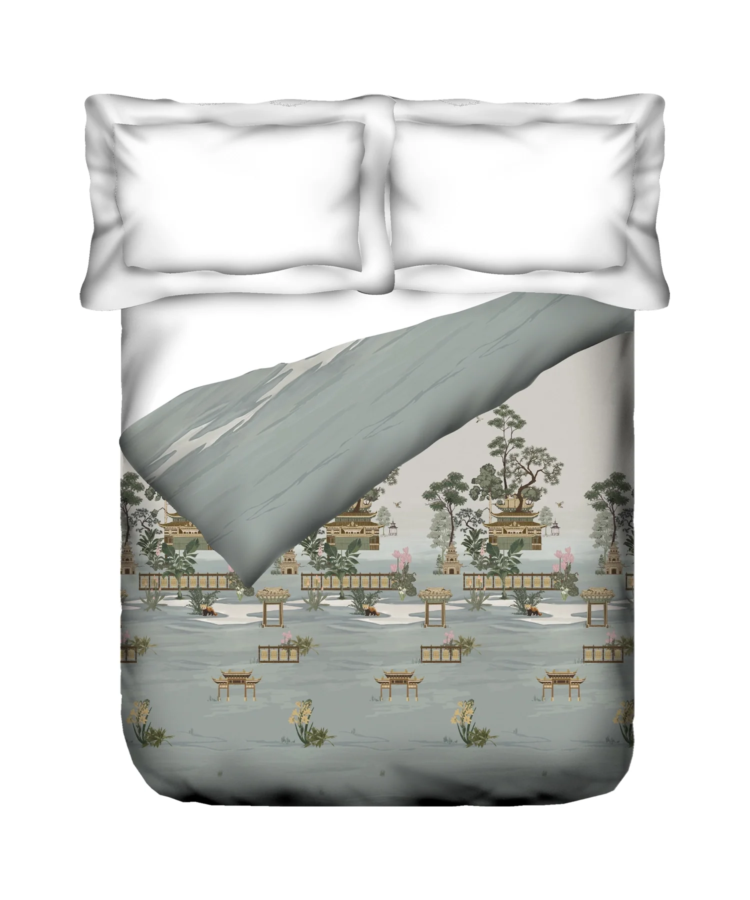 Classic Safarnama Double AC Comforter, Skybound Tracks| 210 TC Cotton Shell 150 GSM Polyester Filling - Image 2