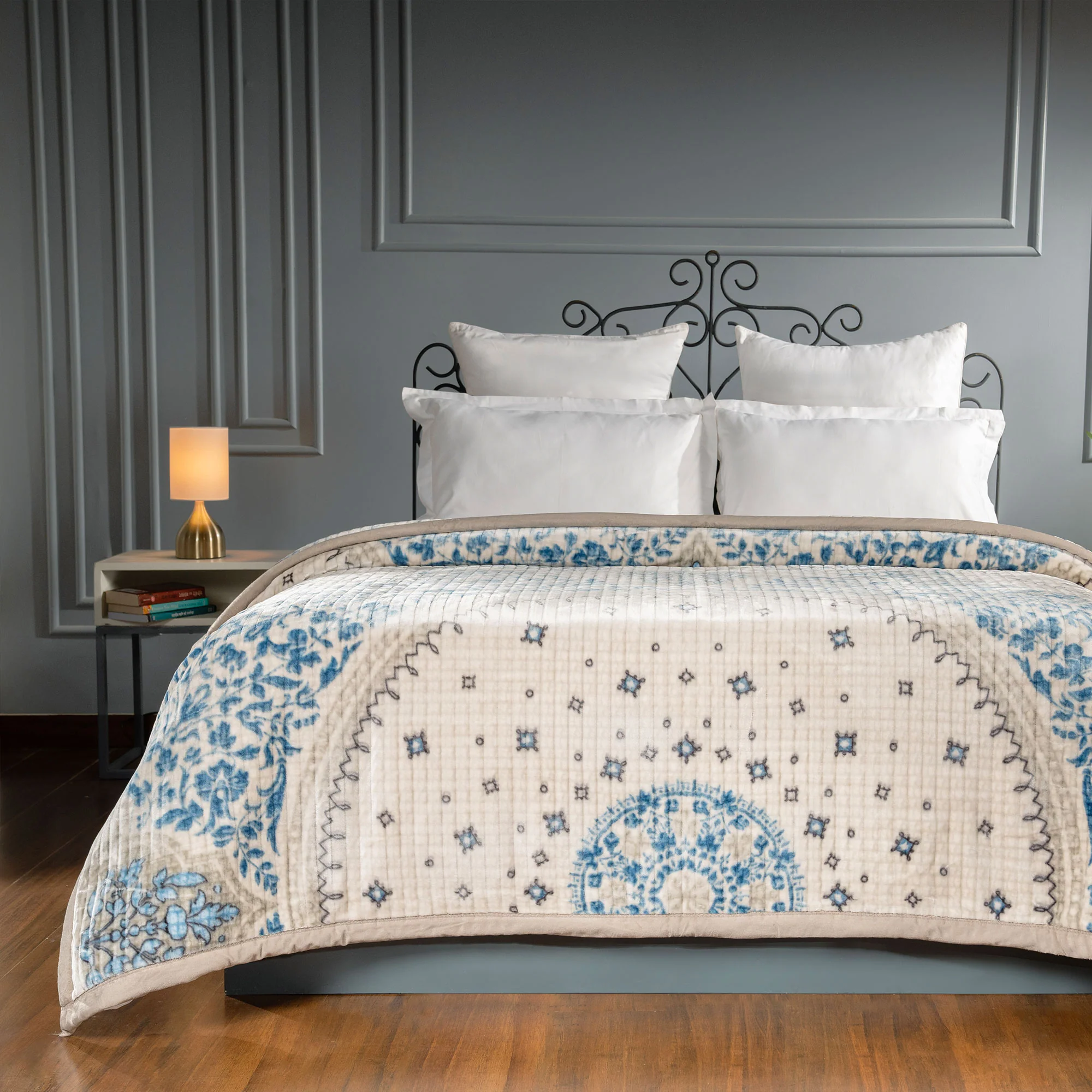 Classic Tranquil Touch 2 ply Double Blanket, Allure| 4 KG - Image 2
