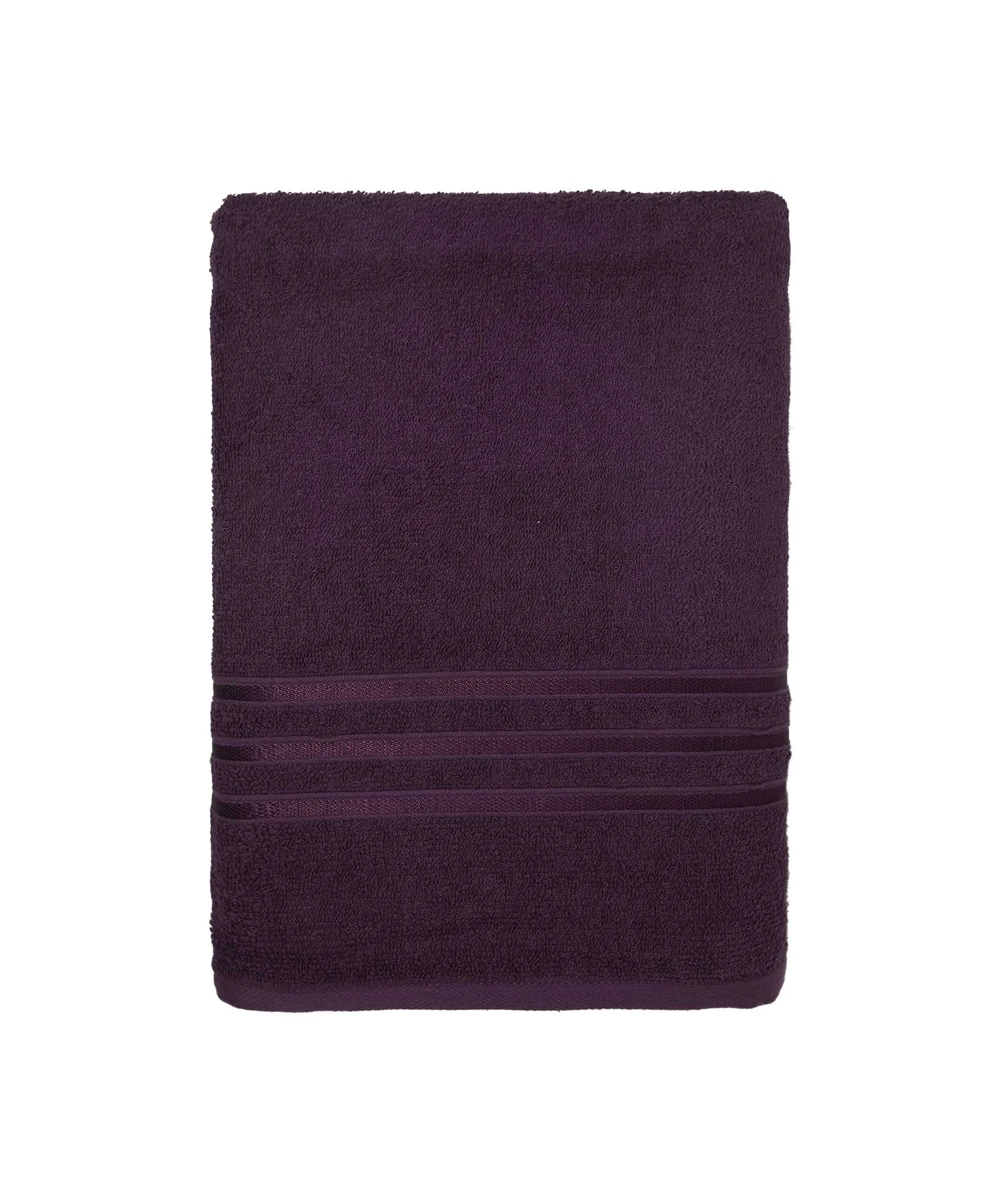 Comfort Living 1Pc Bath Towel|400 GSM| Quickly Dry, Black Currant - Image 6