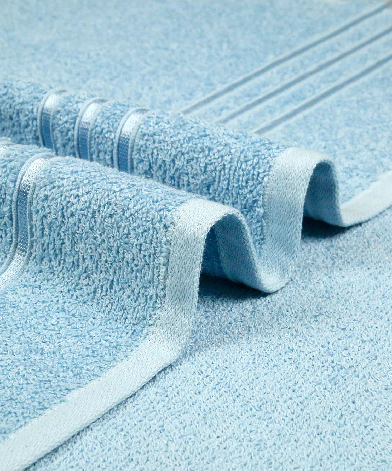 Comfort Living 1Pc Bath Towel |400 Gsm| Quick Dry, Cool Blue - Image 7
