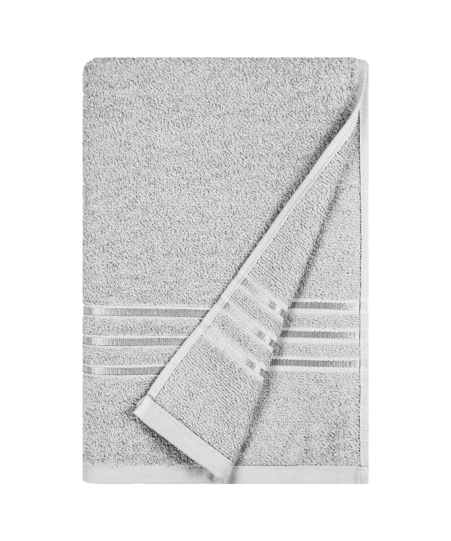 Comfort Living 1Pc Bath Towel, Ice Grey|400 GSM Cotton| Quicky Dry - Image 4