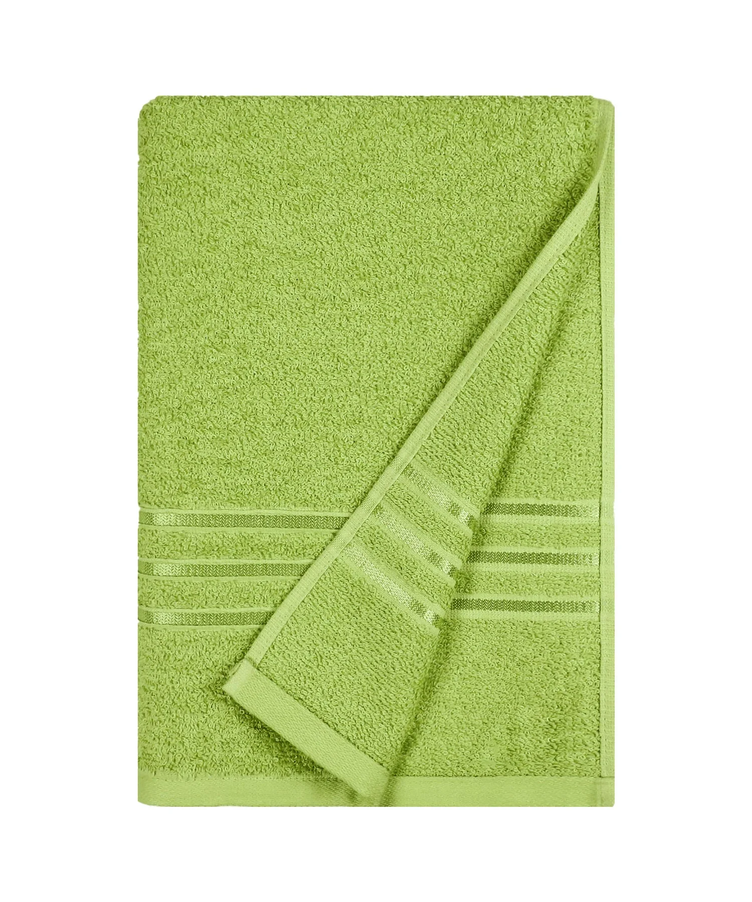 Comfort Living 1Pc Bath Towel, Lime Green|400 GSM Cotton| Quicky Dry - Image 4