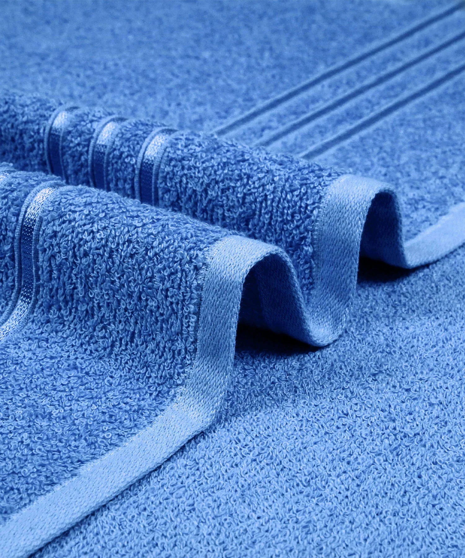 Comfort Living 1Pc Bath Towel|400 GSM |Quick Dry, Ocean Blue - Image 7