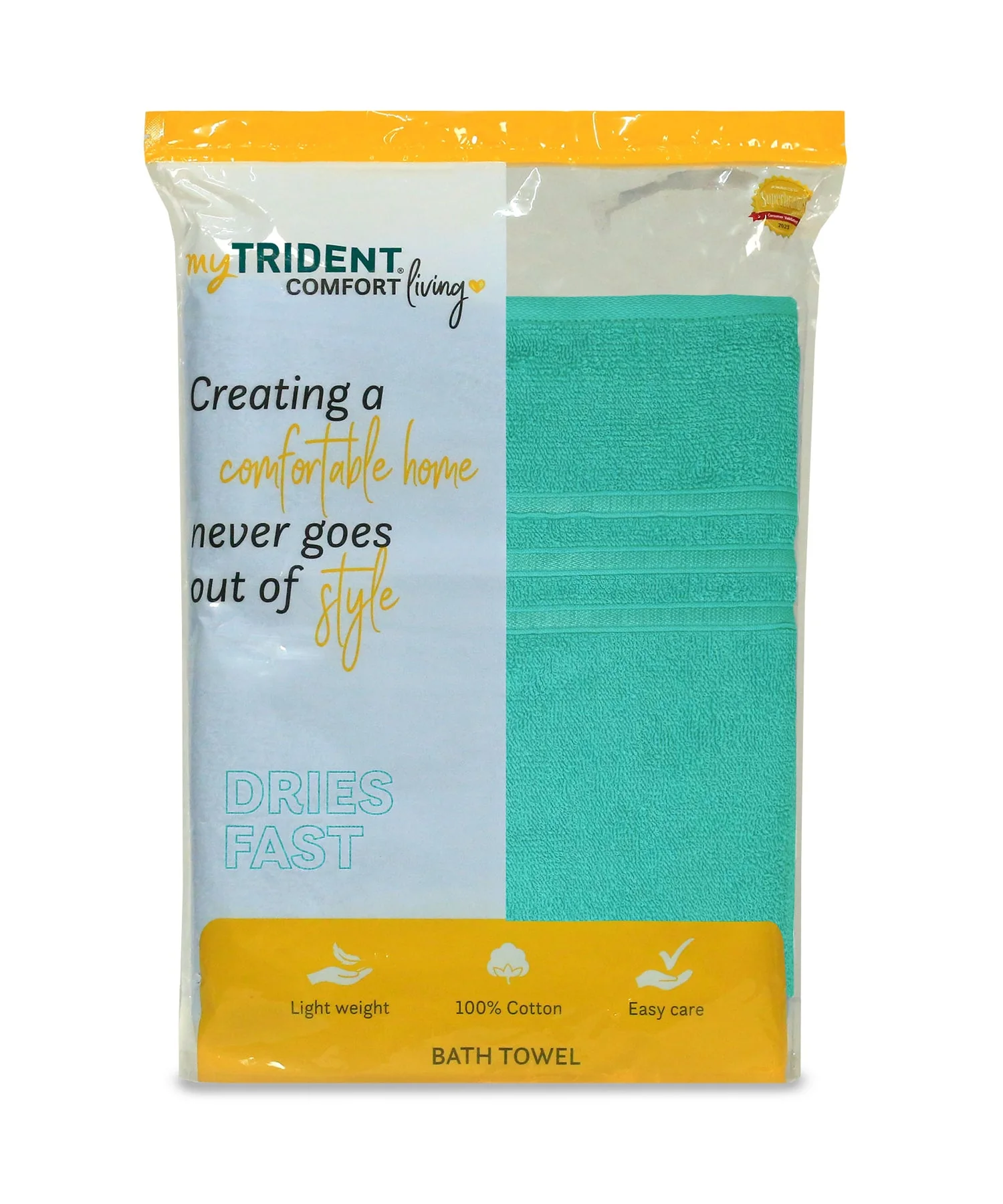 Comfort Living 1Pc Bath Towel|400 GSM| Quick Dry, Sea Green - Image 8