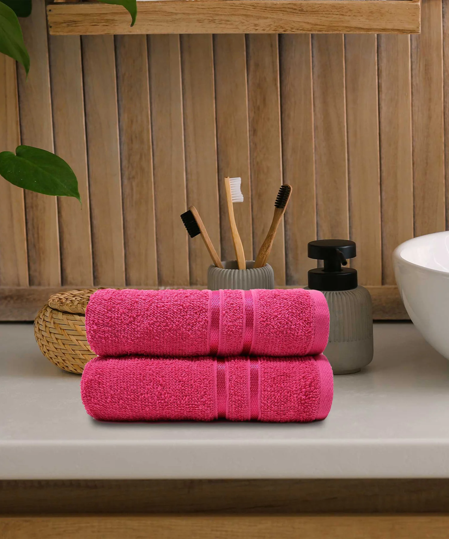 Comfort Living 2Pc Hand Towel ,400 Gsm, Quicky Dry, Candy Glow - Image 4