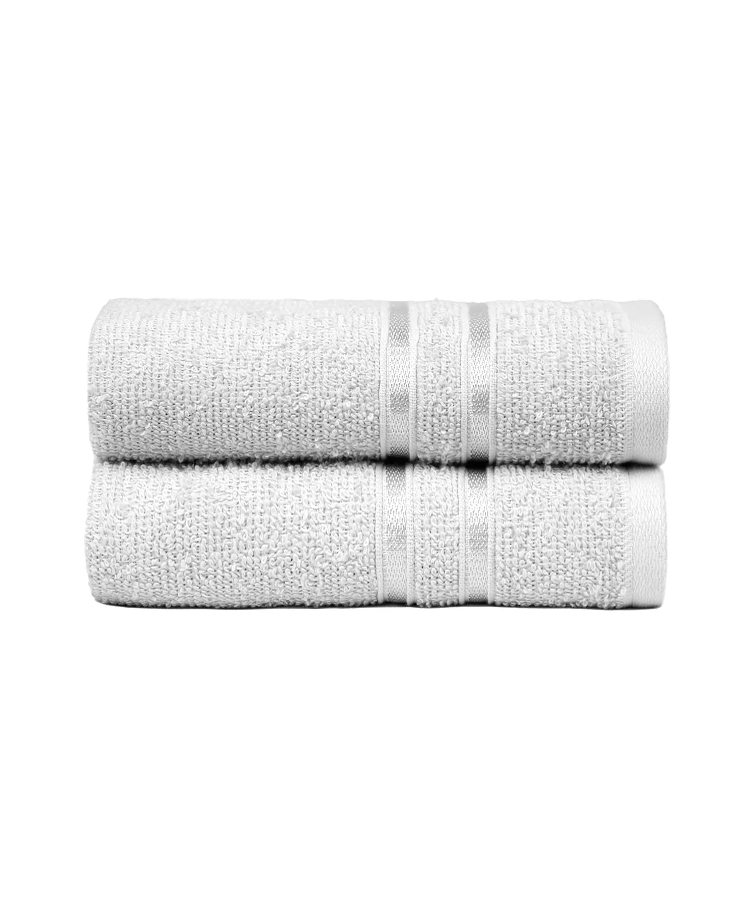 Comfort Living 2Pc Hand Towel, Ice Grey|400 GSM Cotton| Quicky Dry - Image 2