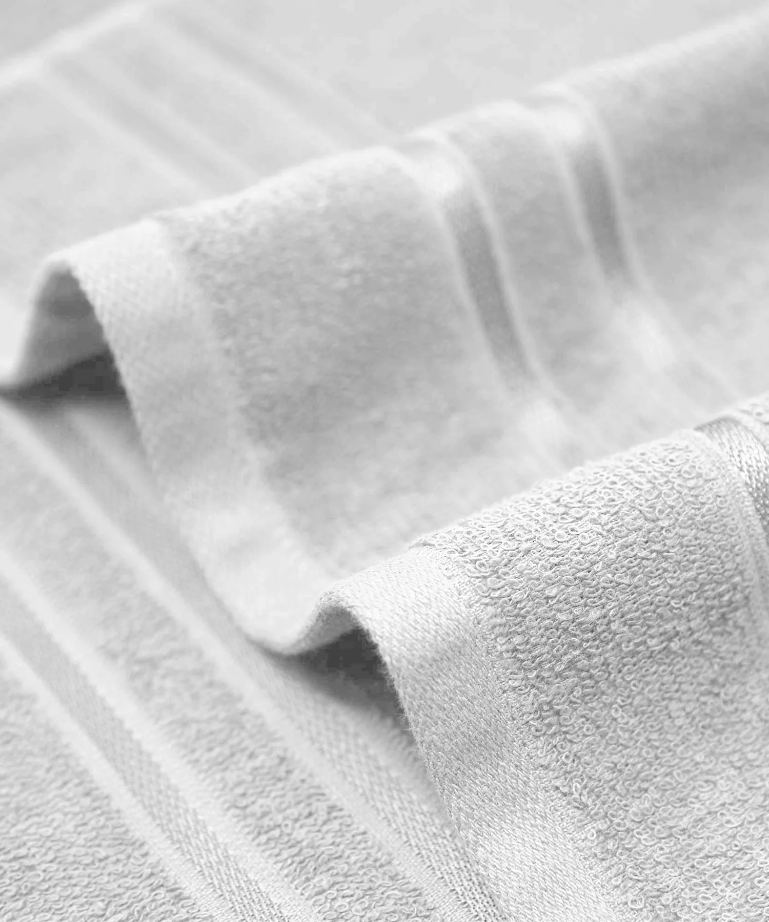 Comfort Living 2Pc Hand Towel, Ice Grey|400 GSM Cotton| Quicky Dry - Image 6