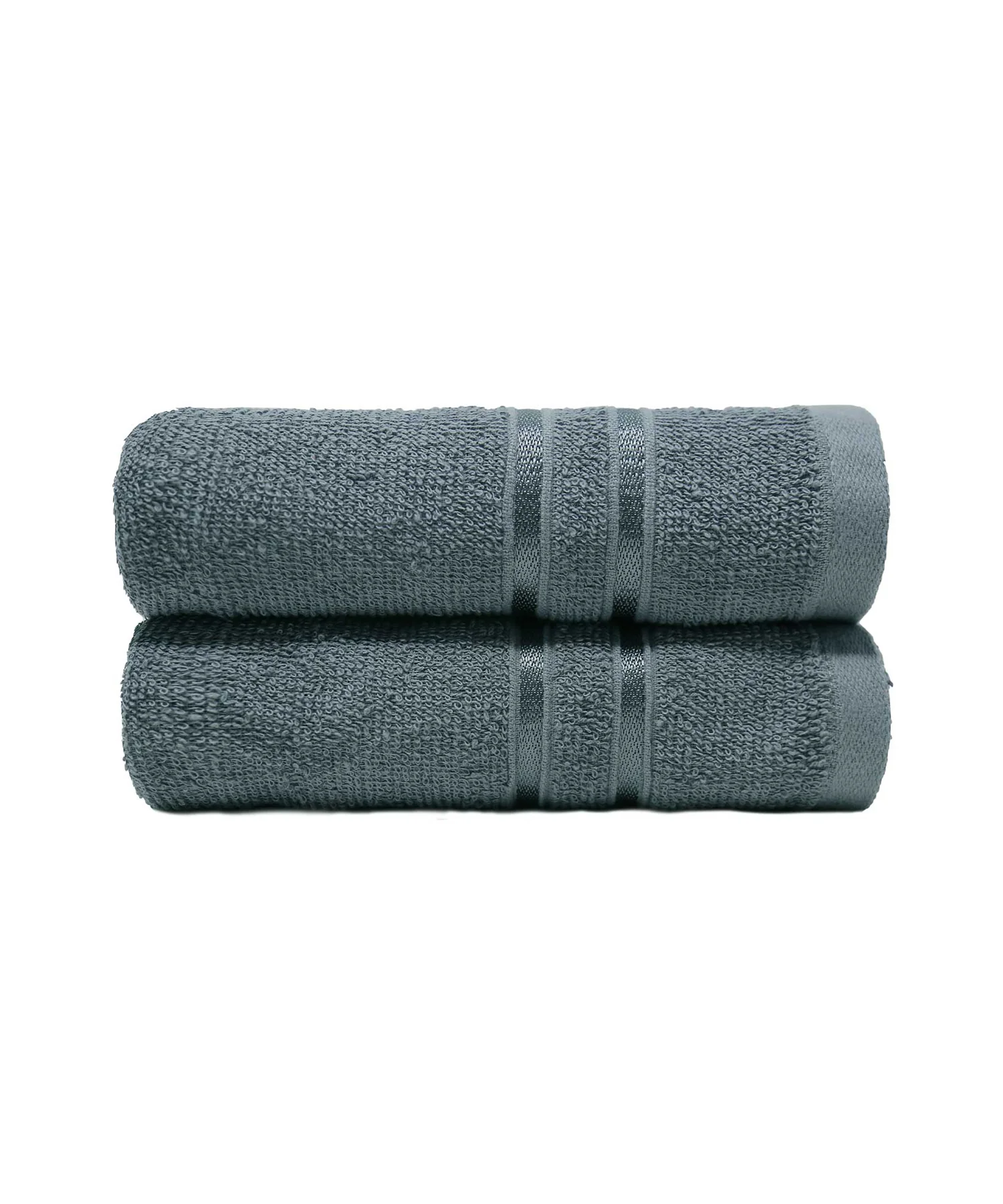 Comfort Living 2Pc Hand Towel ,400 Gsm, Quicky Dry, New Grey - Image 2