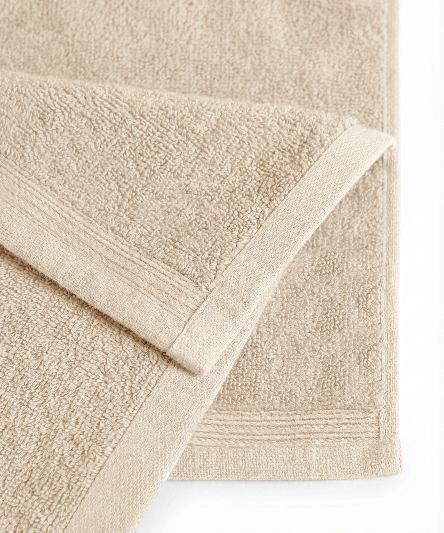Cotton Bamboo Bath Towel, Beige| 450 GSM - Image 9