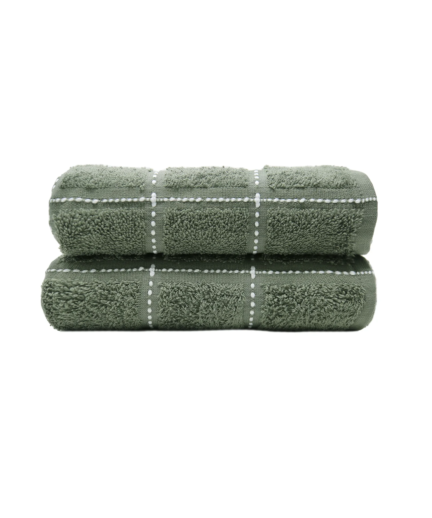 Dusk & Dawn Castor Grey 2 Hand Towel, 400 GSM, Cotton Rich, Weft Insert Solid Towel, Grey - Image 2