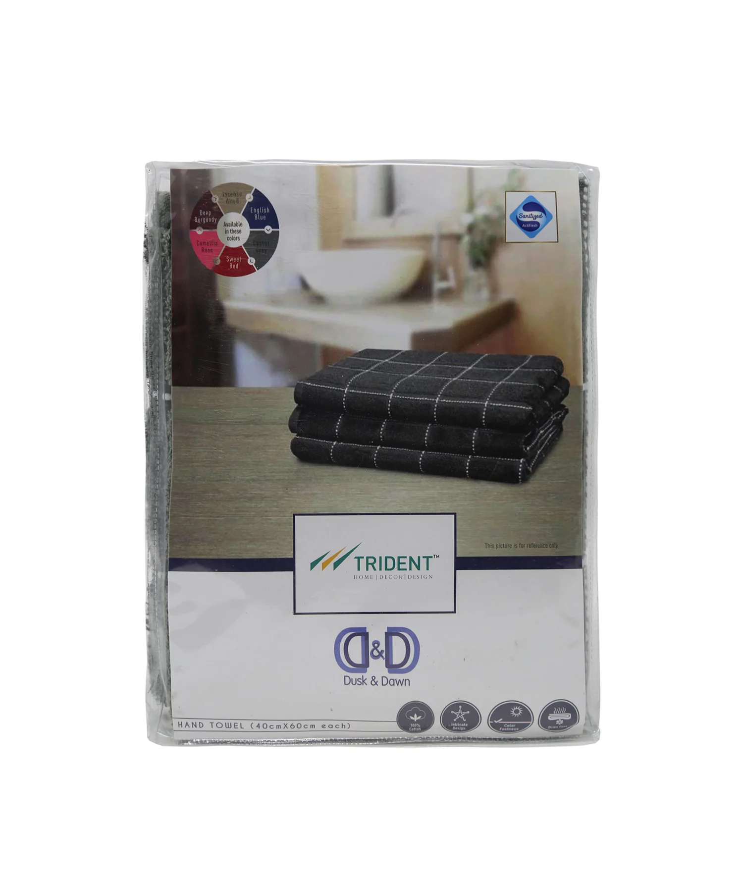 Dusk & Dawn Castor Grey 2 Hand Towel, 400 GSM, Cotton Rich, Weft Insert Solid Towel, Grey - Image 6