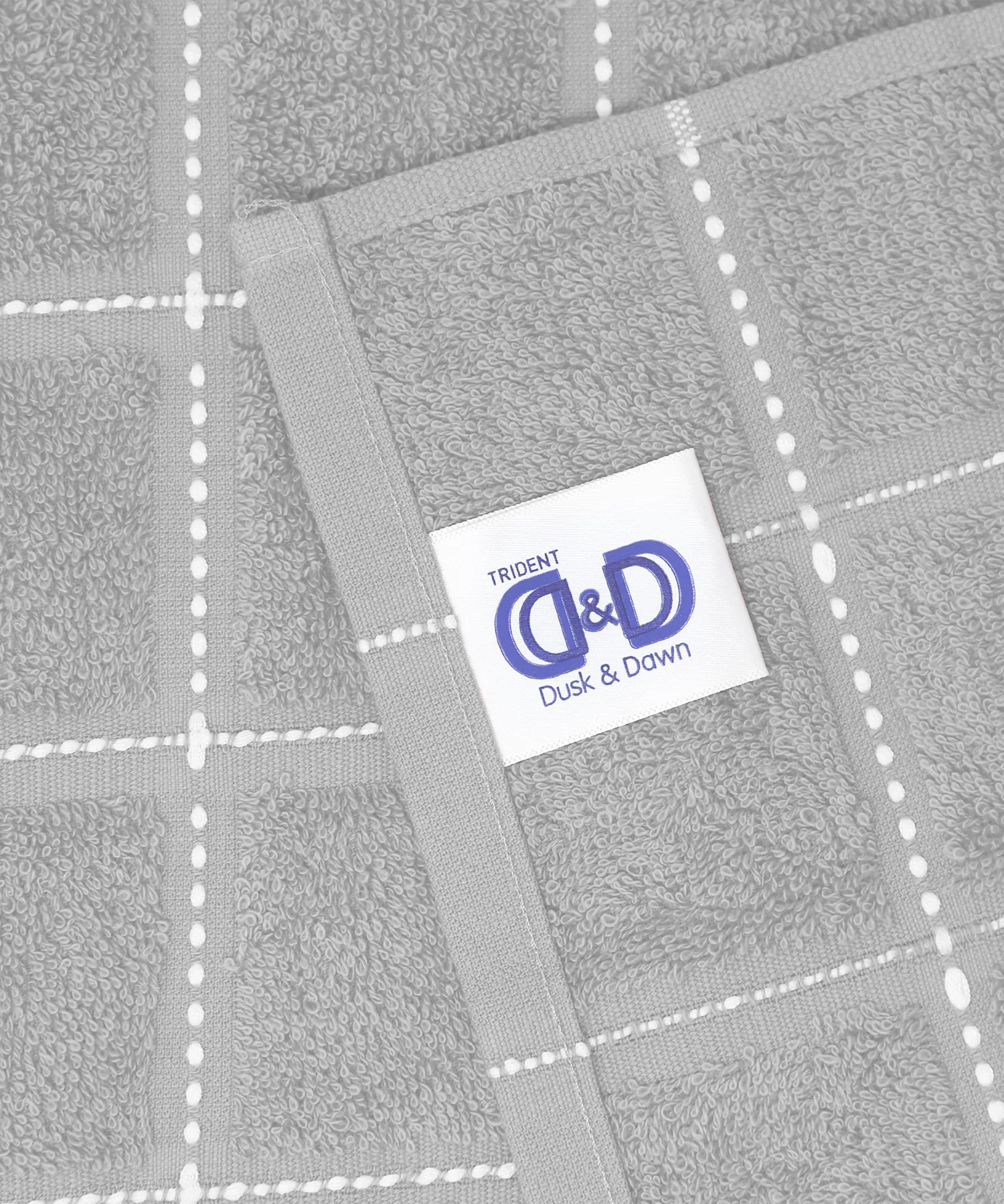 Dusk & Dawn Cloud Grey 2 Hand Towel, 400 GSM, Cotton Rich, Weft Insert Solid Towel, Grey - Image 7