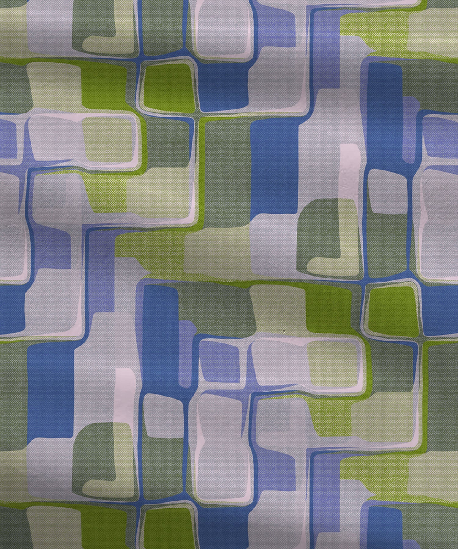 Dusk & Dawn Queen Bedsheet Set, Hopscotch Blue| 144 TC Cotton|2 Pillow Covers - Image 6
