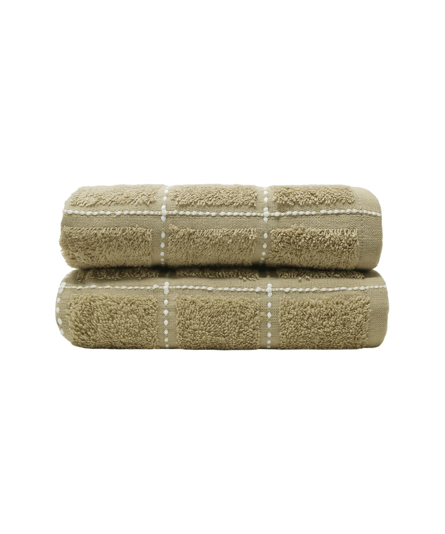 Dusk & Dawn Incense Wood 2 Hand Towel, 400 GSM, Cotton Rich, Weft Insert Solid Towel, Brown - Image 2
