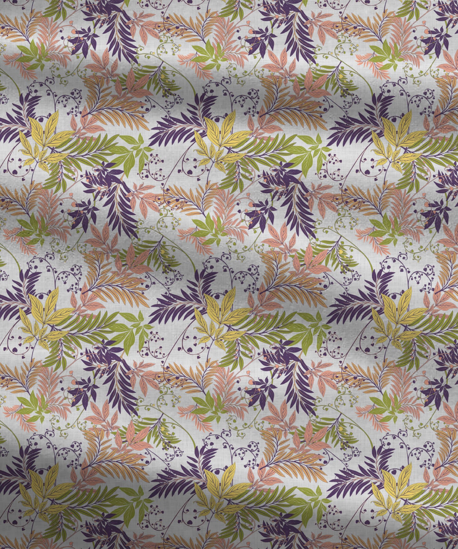 Dusk & Dawn Queen Bedsheet Set, Firefly Purple|144 TC Cotton|2 Pillow Covers - Image 8