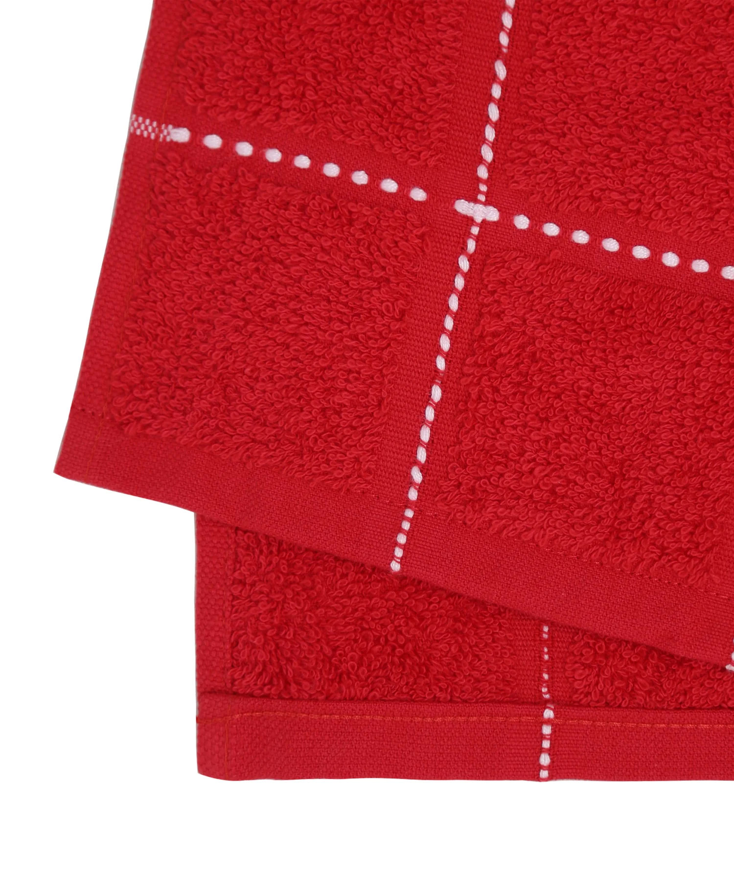 Dusk & Dawn 2 Pc Hand Towel, Sweet Red|400 GSM Cotton - Image 5