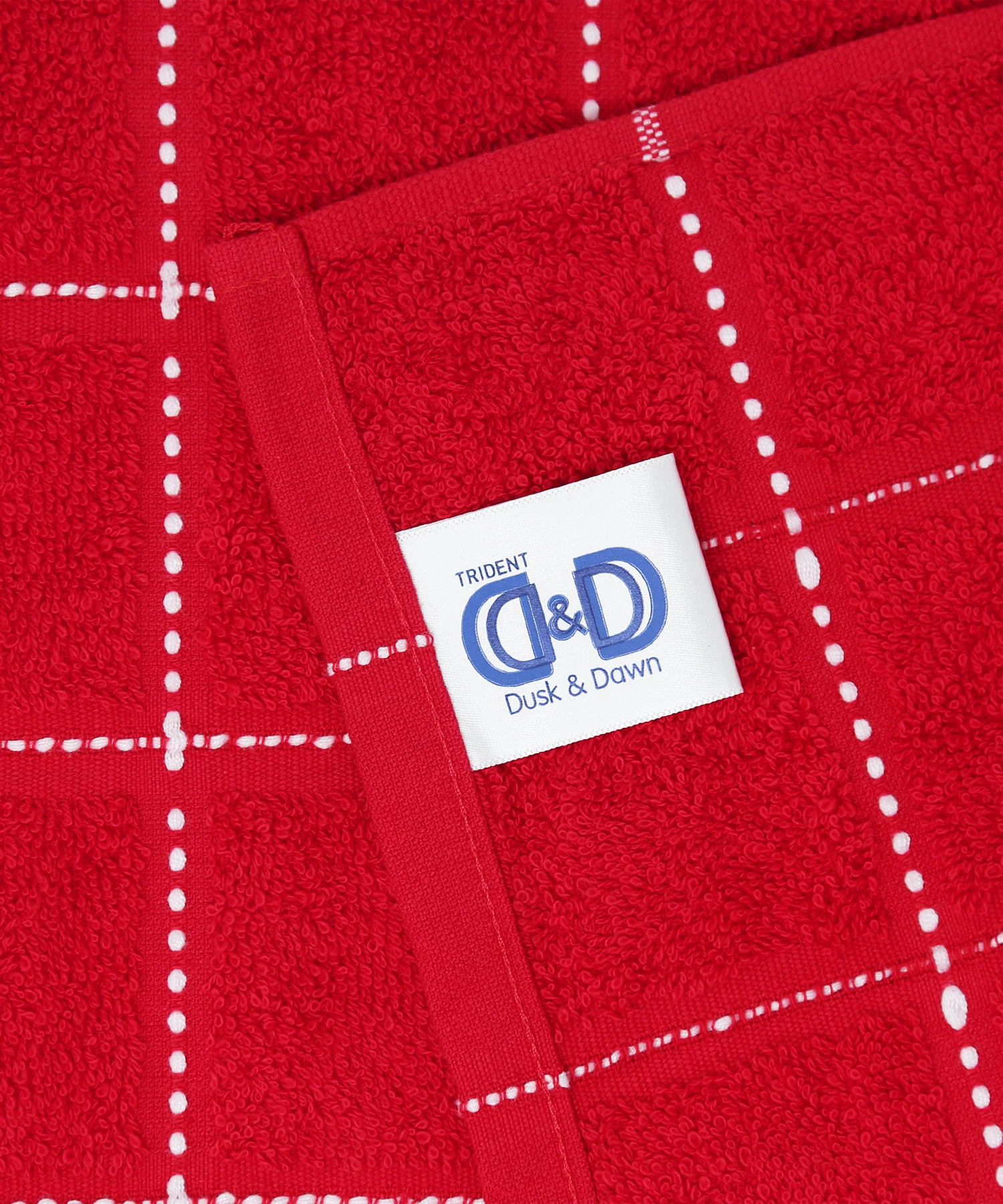 Dusk & Dawn 2 Pc Hand Towel, Sweet Red|400 GSM Cotton - Image 6