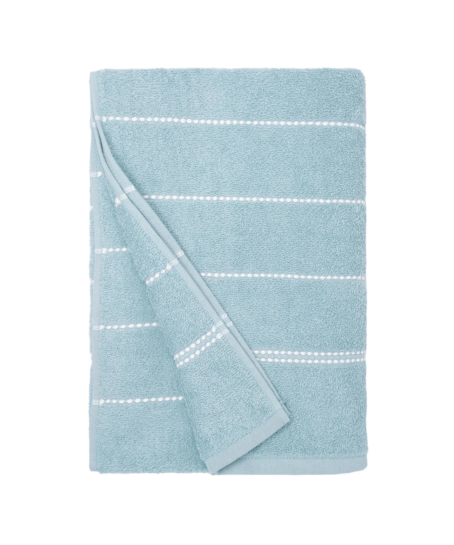 Dusk & Dawn Winter Teal 2 Hand Towel, 400 GSM, Cotton Rich, Weft Insert Solid Towel, Blue - Image 3