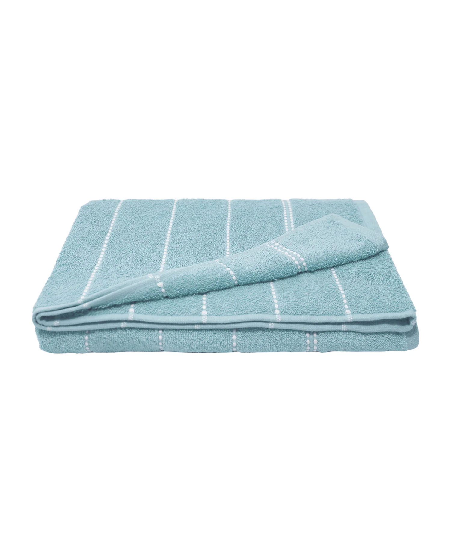Dusk & Dawn Winter Teal 2 Hand Towel, 400 GSM, Cotton Rich, Weft Insert Solid Towel, Blue - Image 4