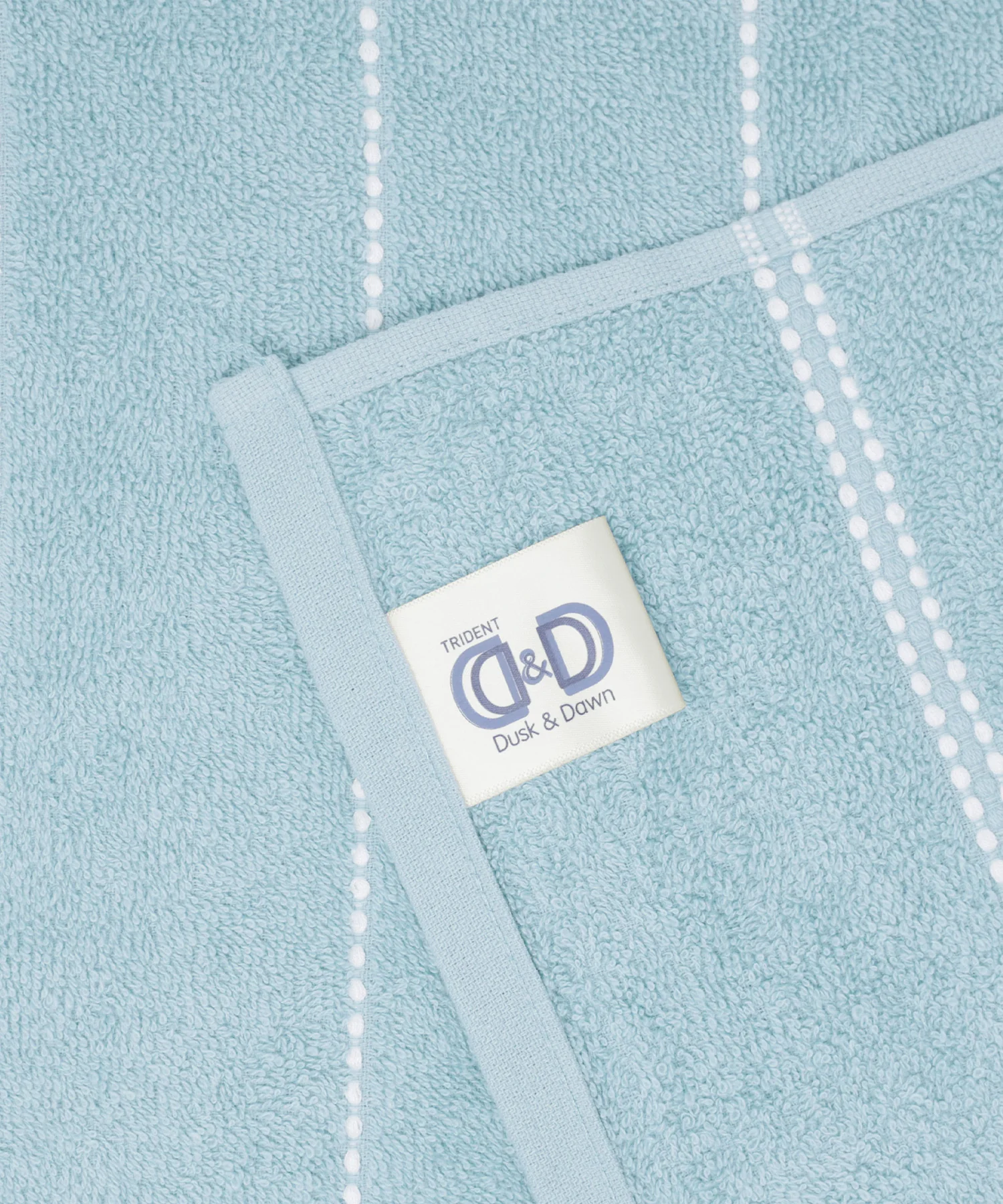 Dusk & Dawn Winter Teal 2 Hand Towel, 400 GSM, Cotton Rich, Weft Insert Solid Towel, Blue - Image 7