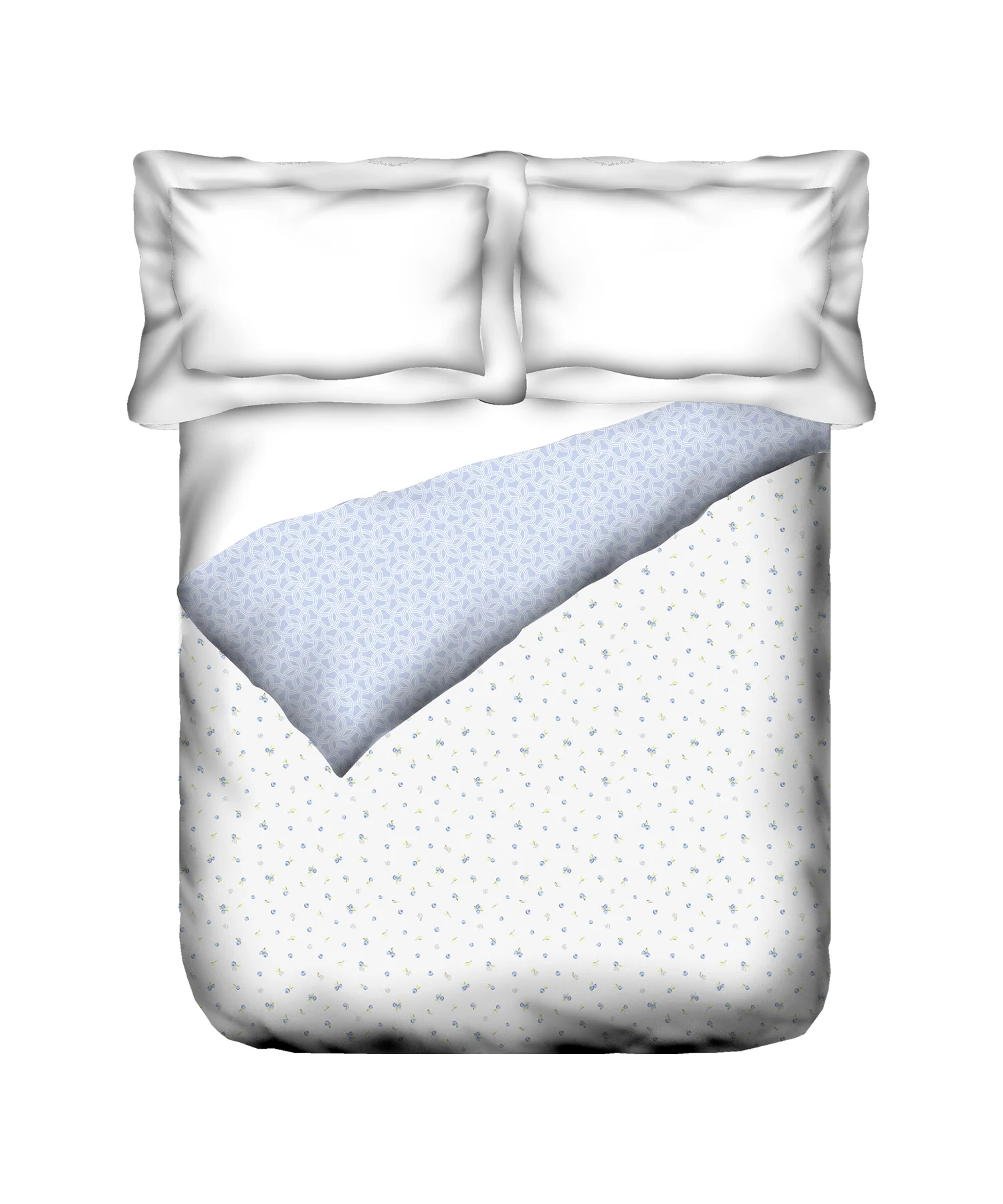 Everyday Double Dohar, Blueberry|95 GSM Micro Polyester|Reversible - Image 4