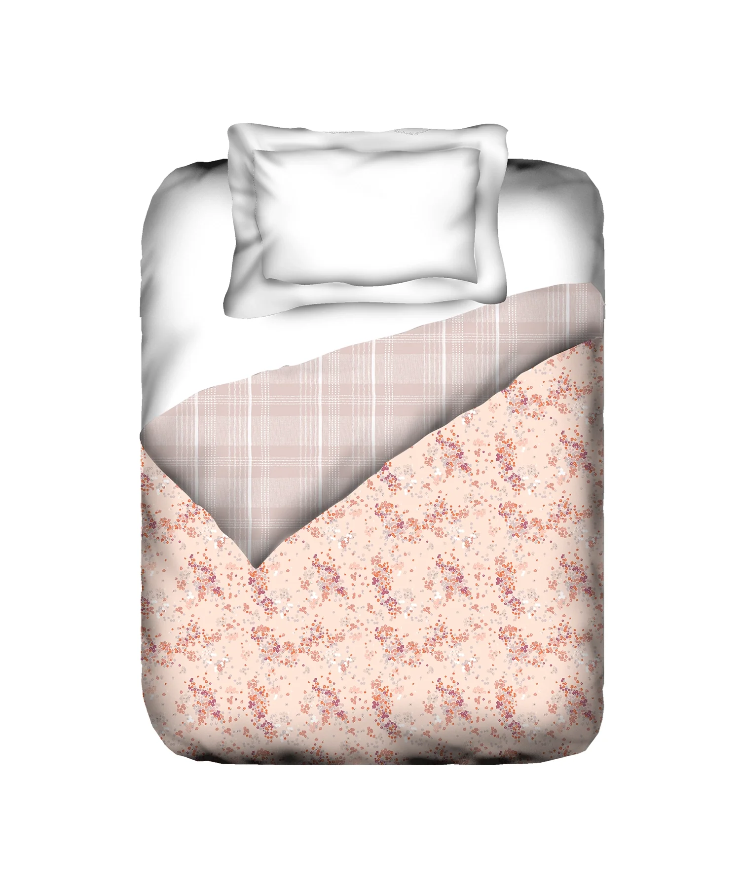 Everyday Single Dohar, Blossom Field|95 GSM Micro Polyester|Reversible - Image 4