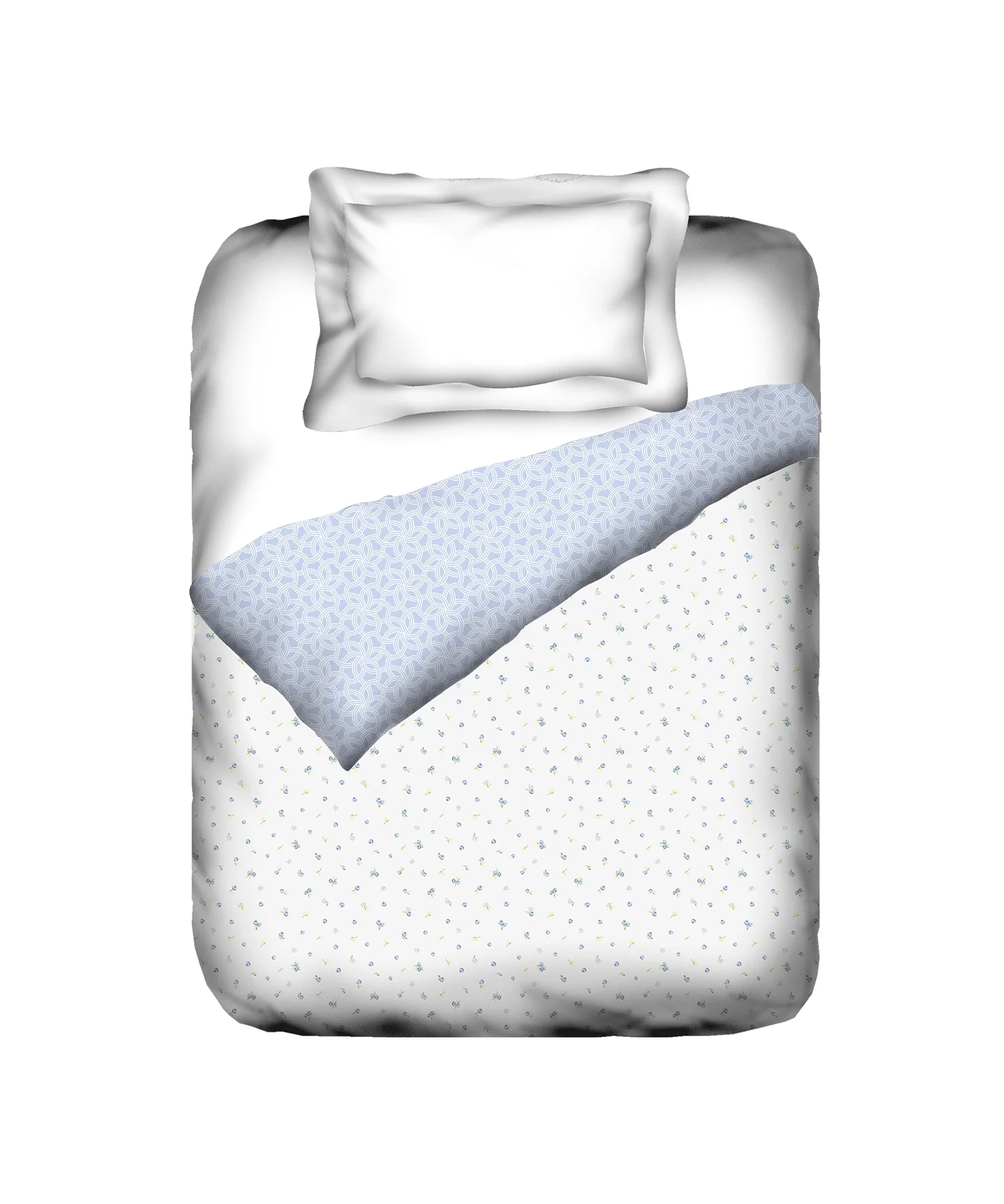 Everyday Single Dohar, Blueberry|95 GSM Micro Polyester|Reversible - Image 4